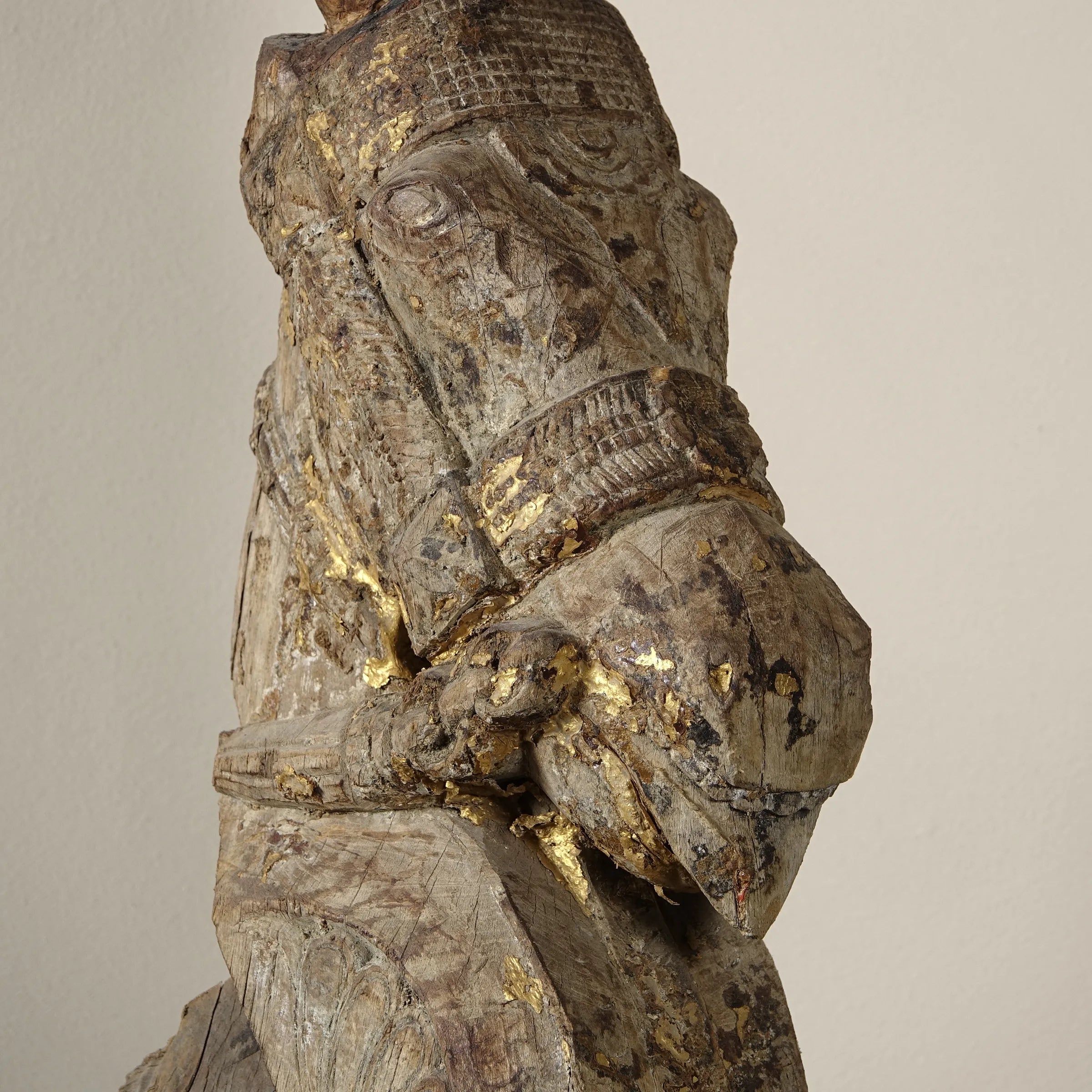 Ashva - Protomé de cheval en bois n°1