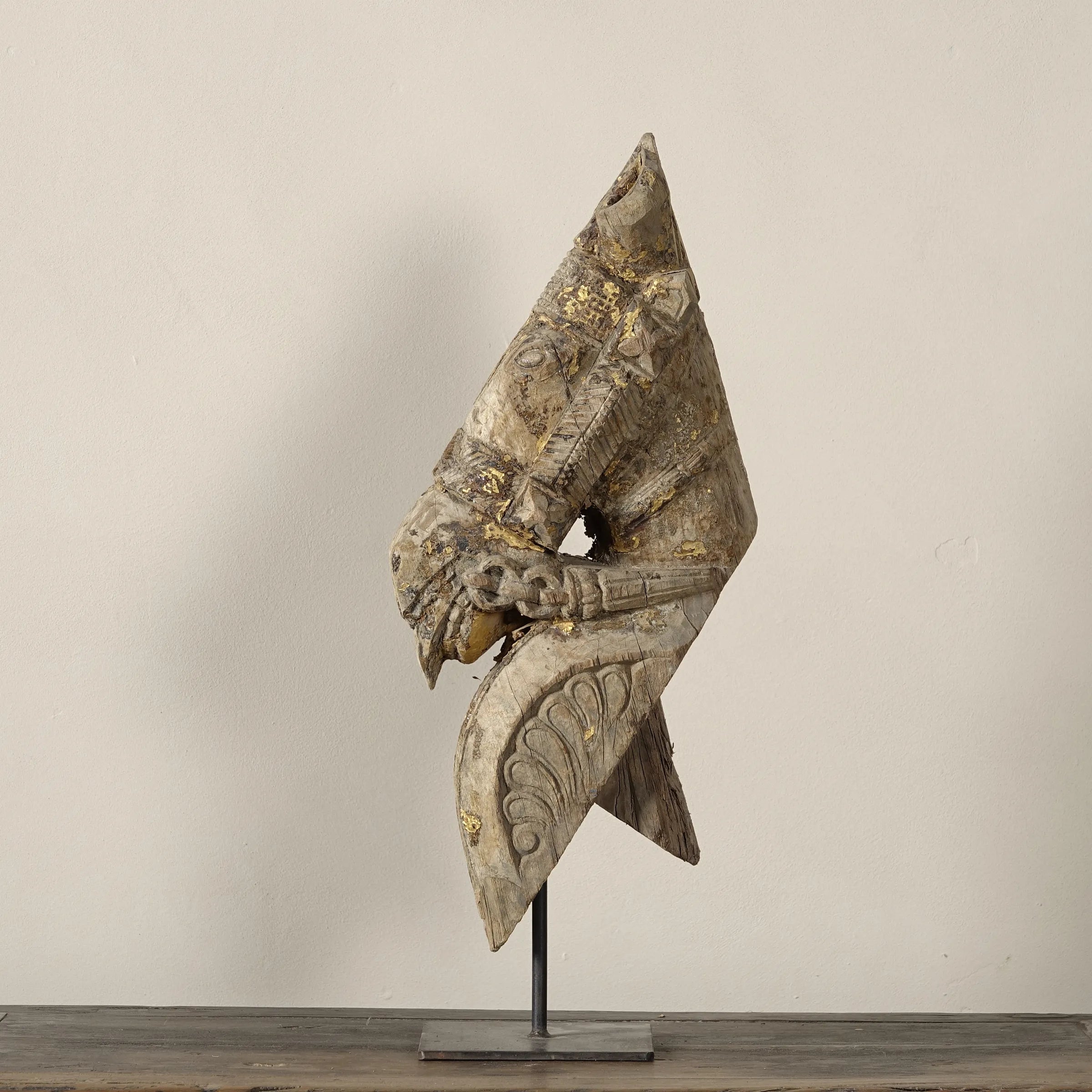 Ashva - Protomé de cheval en bois n°2