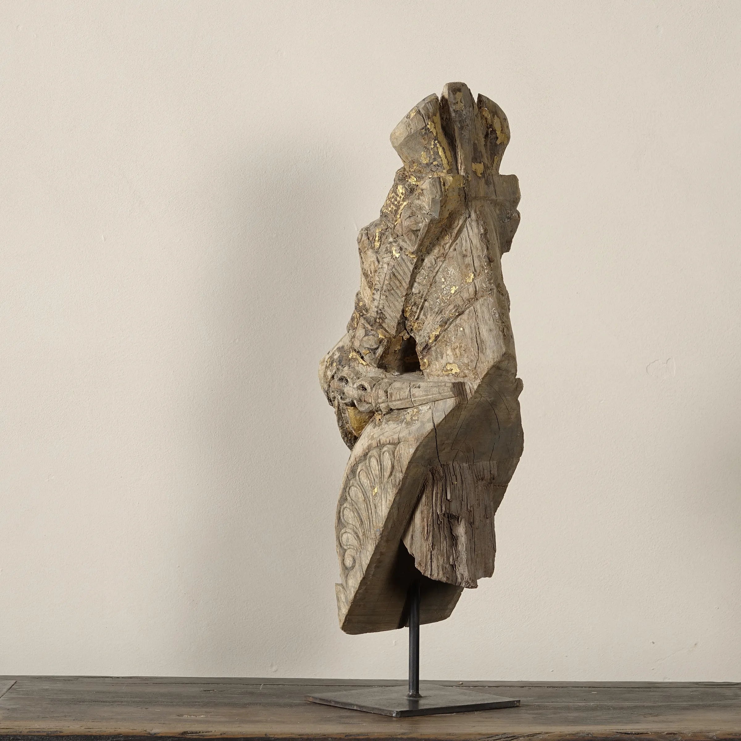 Ashva - Protomé de cheval en bois n°2