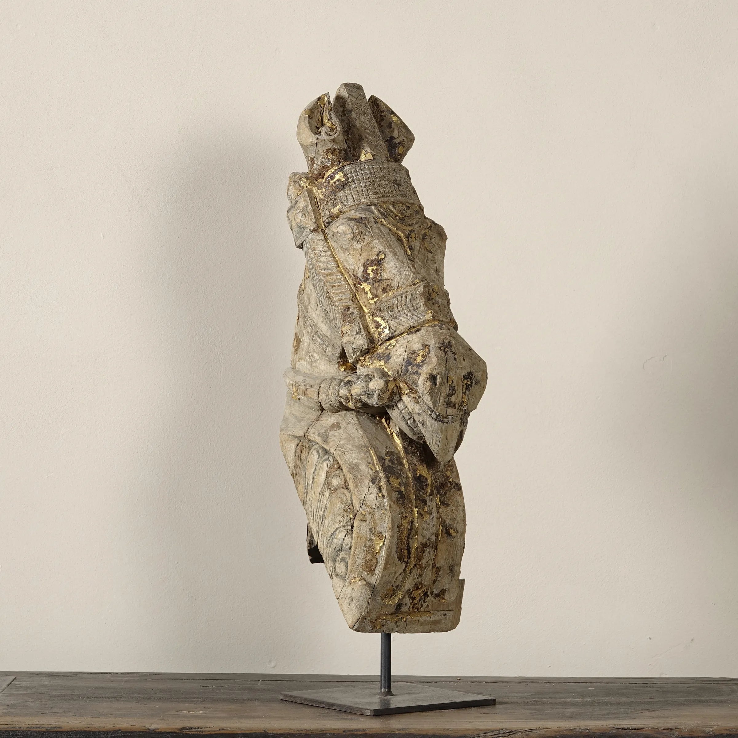 Ashva - Protomé de cheval en bois n°2