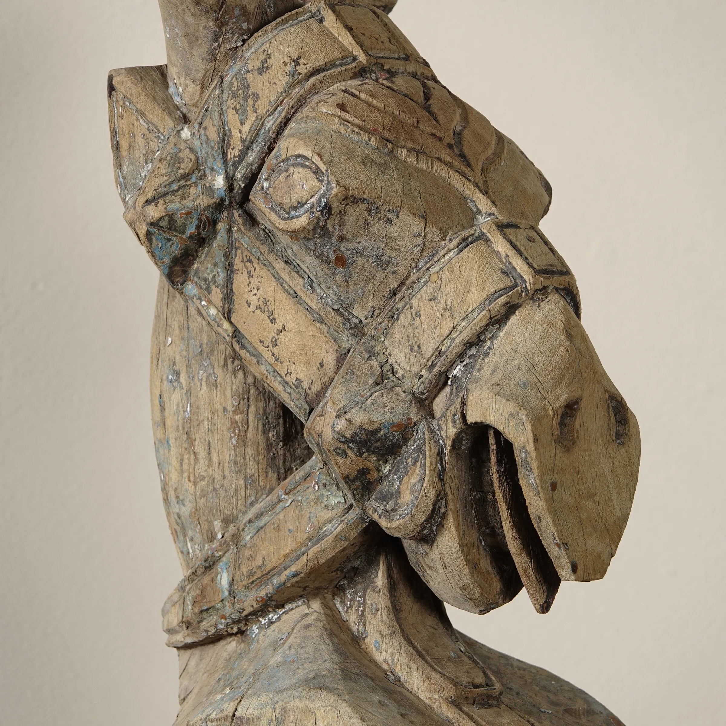 Ashva - Protomé de cheval en bois n°4