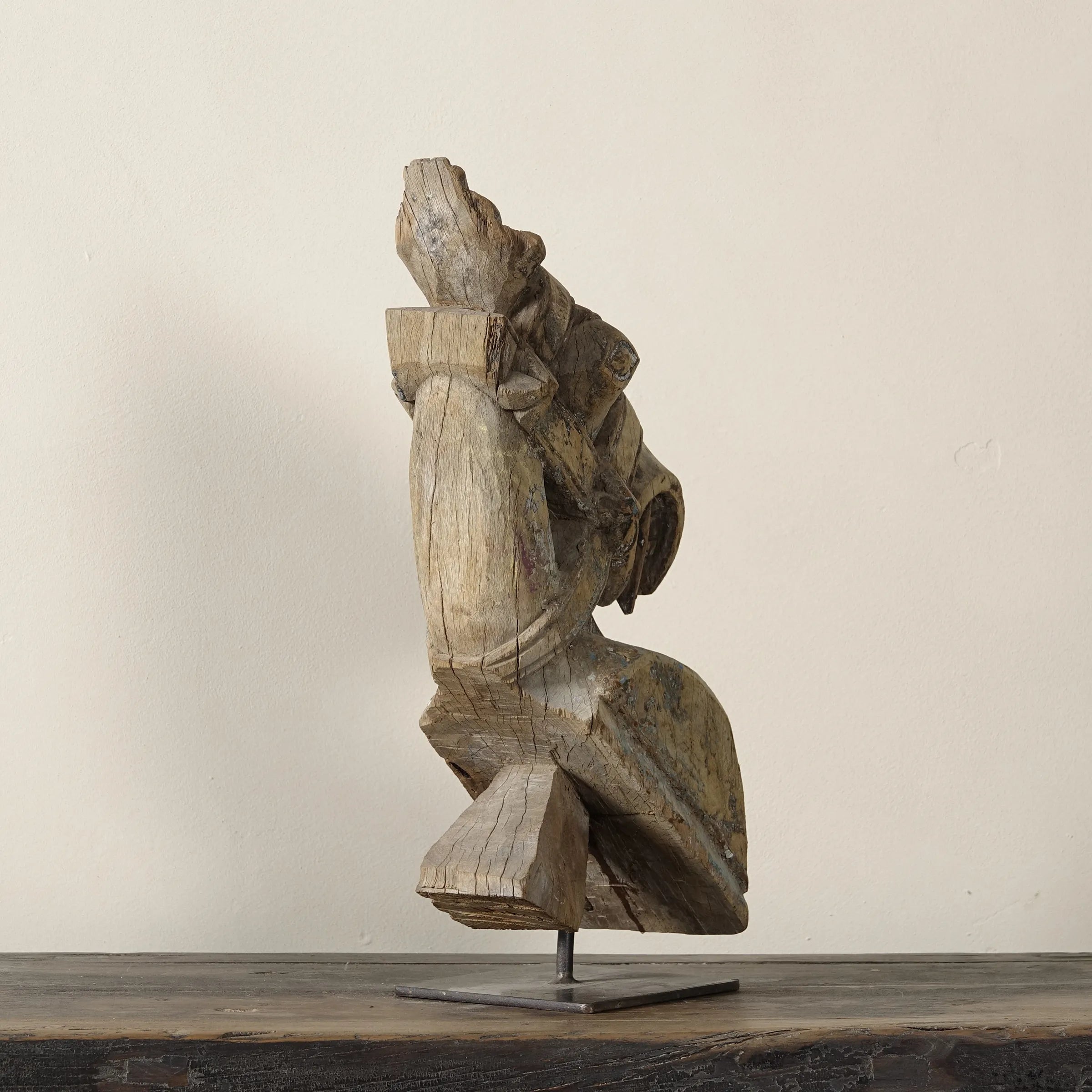 Ashva - Protomé de cheval en bois n°5