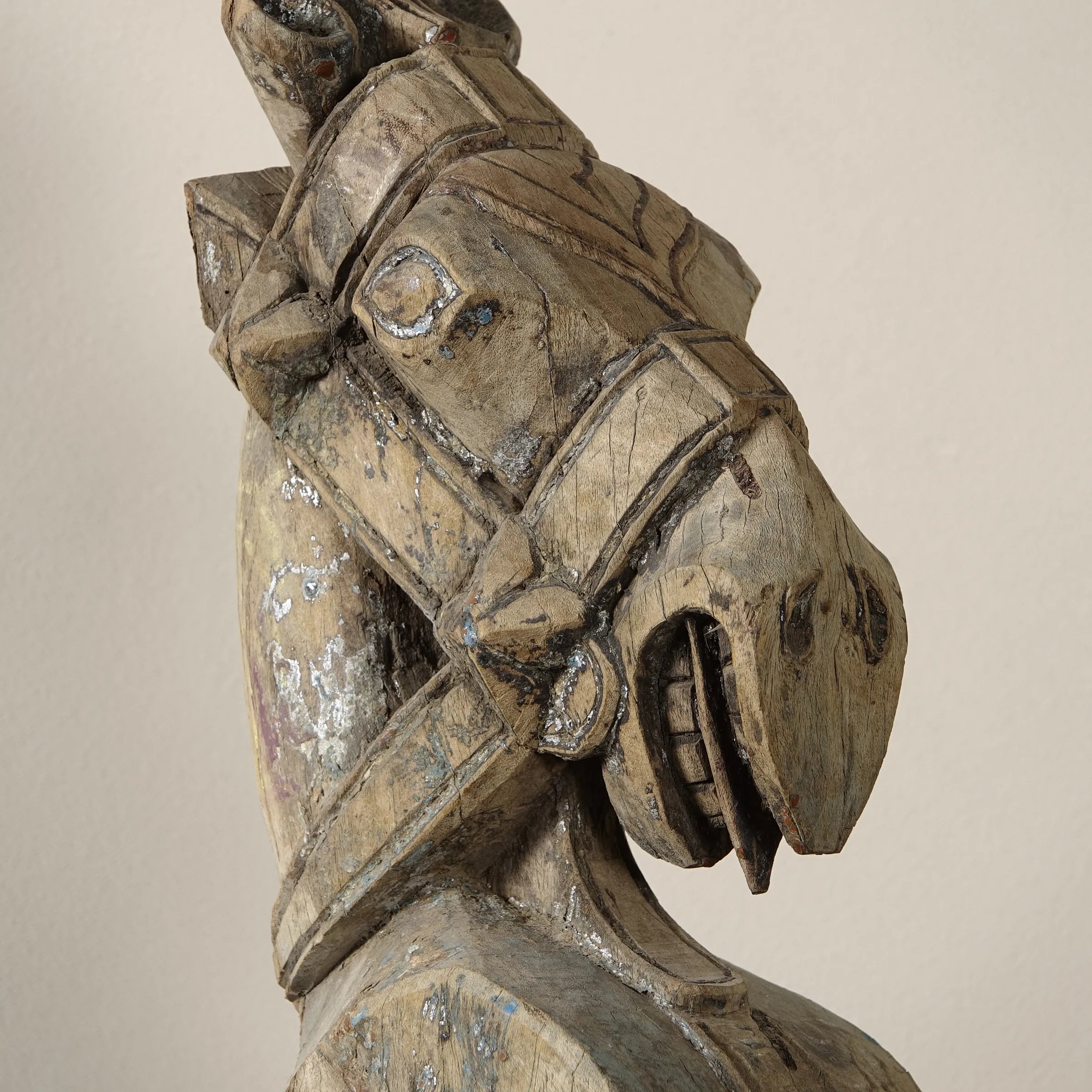 Ashva - Protomé de cheval en bois n°5