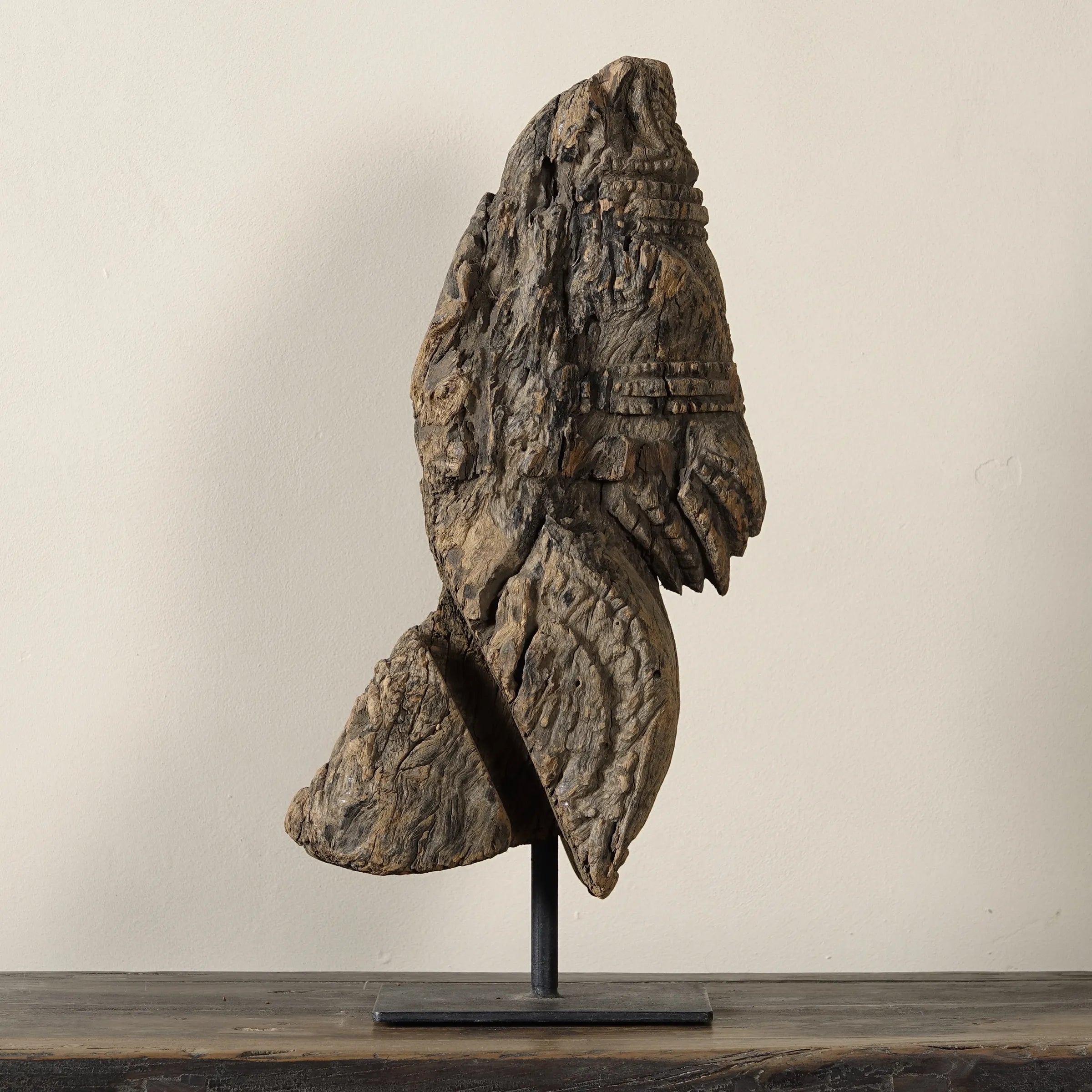 Ashva - Protomé de cheval en bois n°6