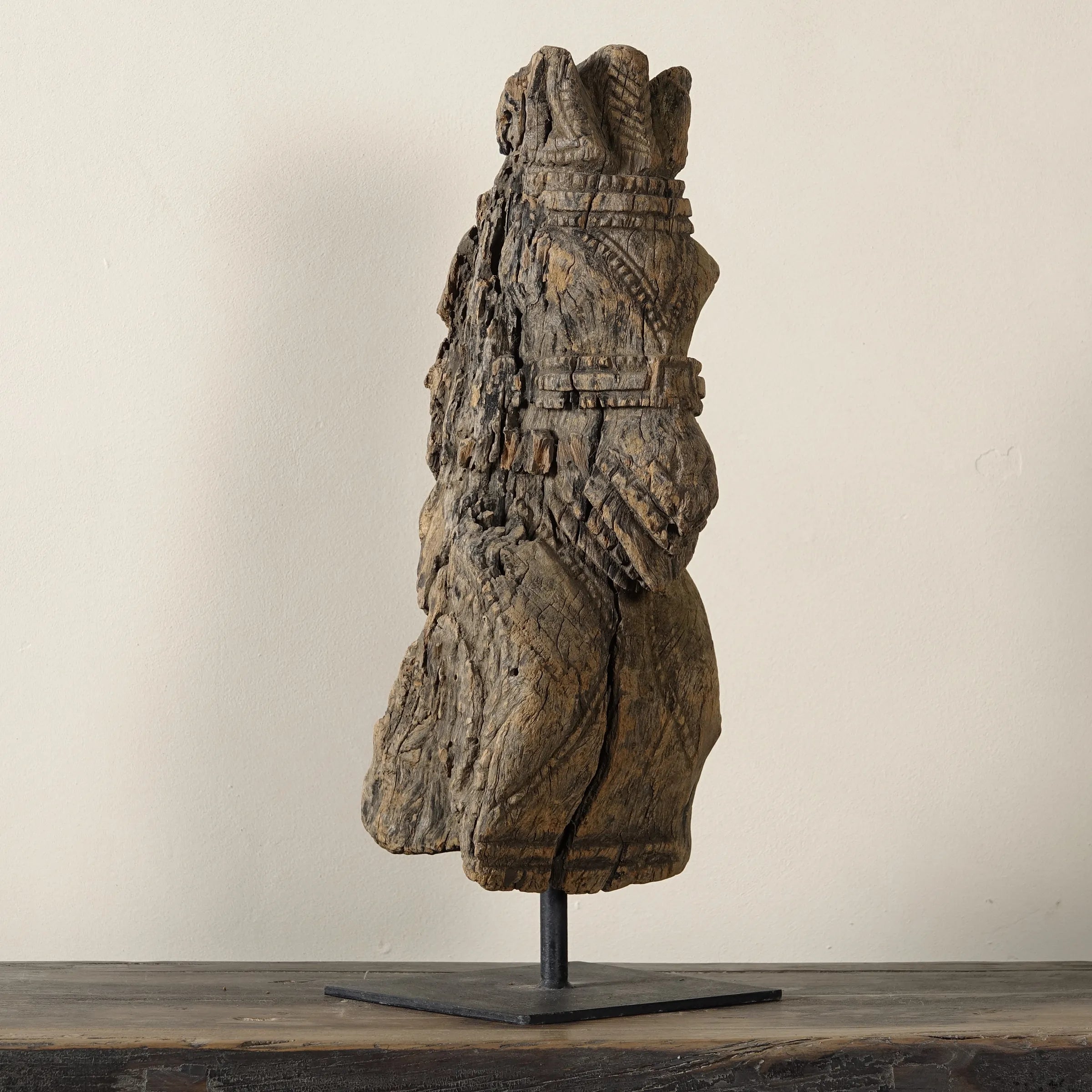 Ashva - Protomé de cheval en bois n°6
