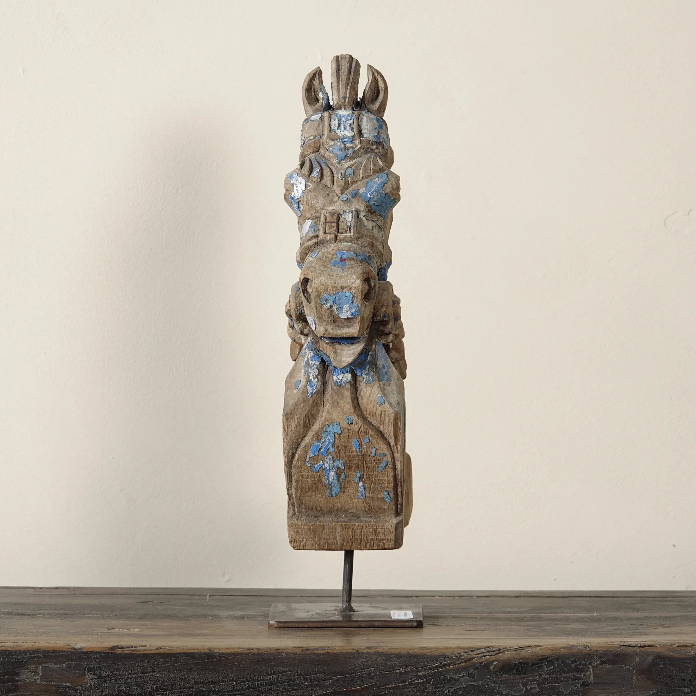 Ashva - Protomé de cheval en bois n°10
