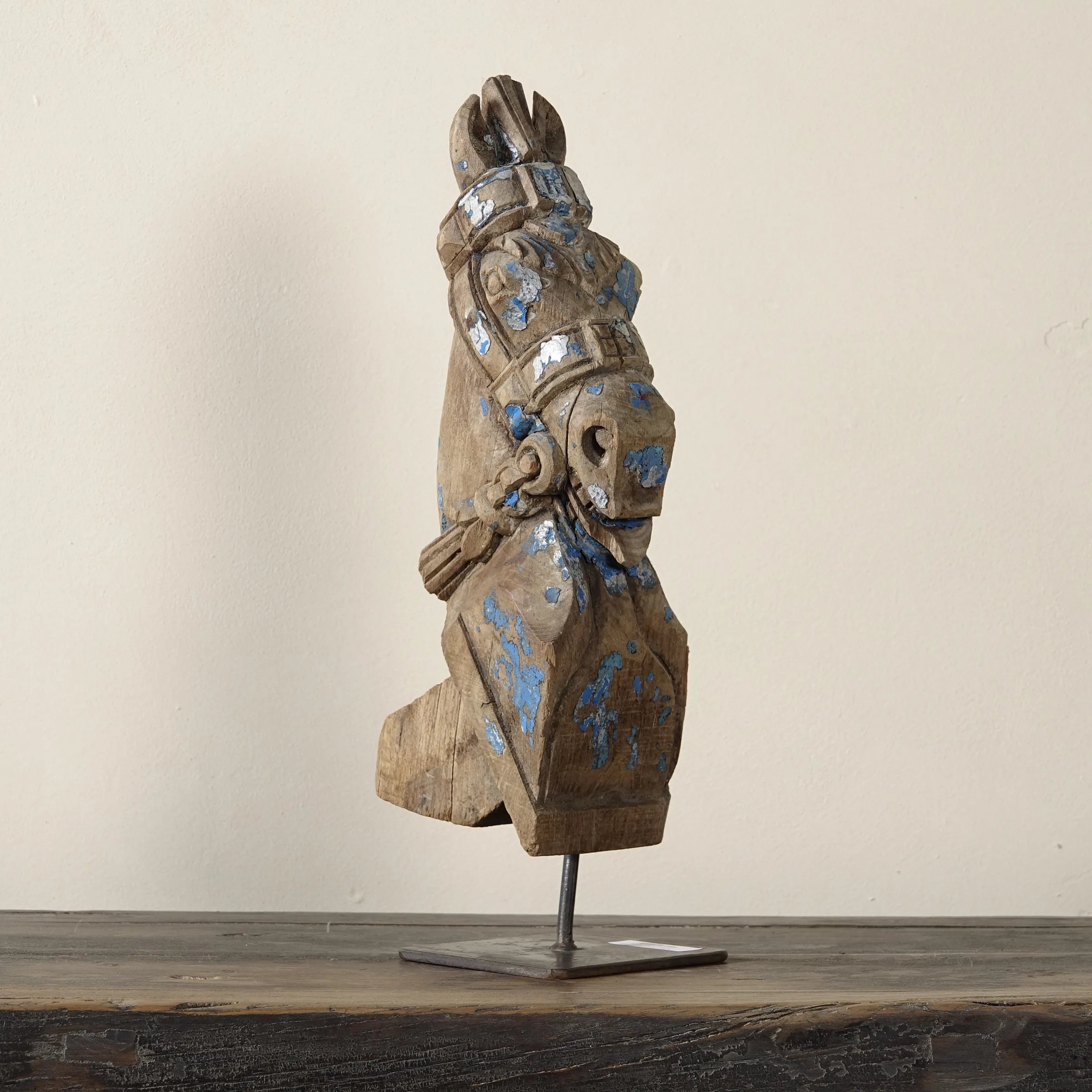 Ashva - Protomé de cheval en bois n°10