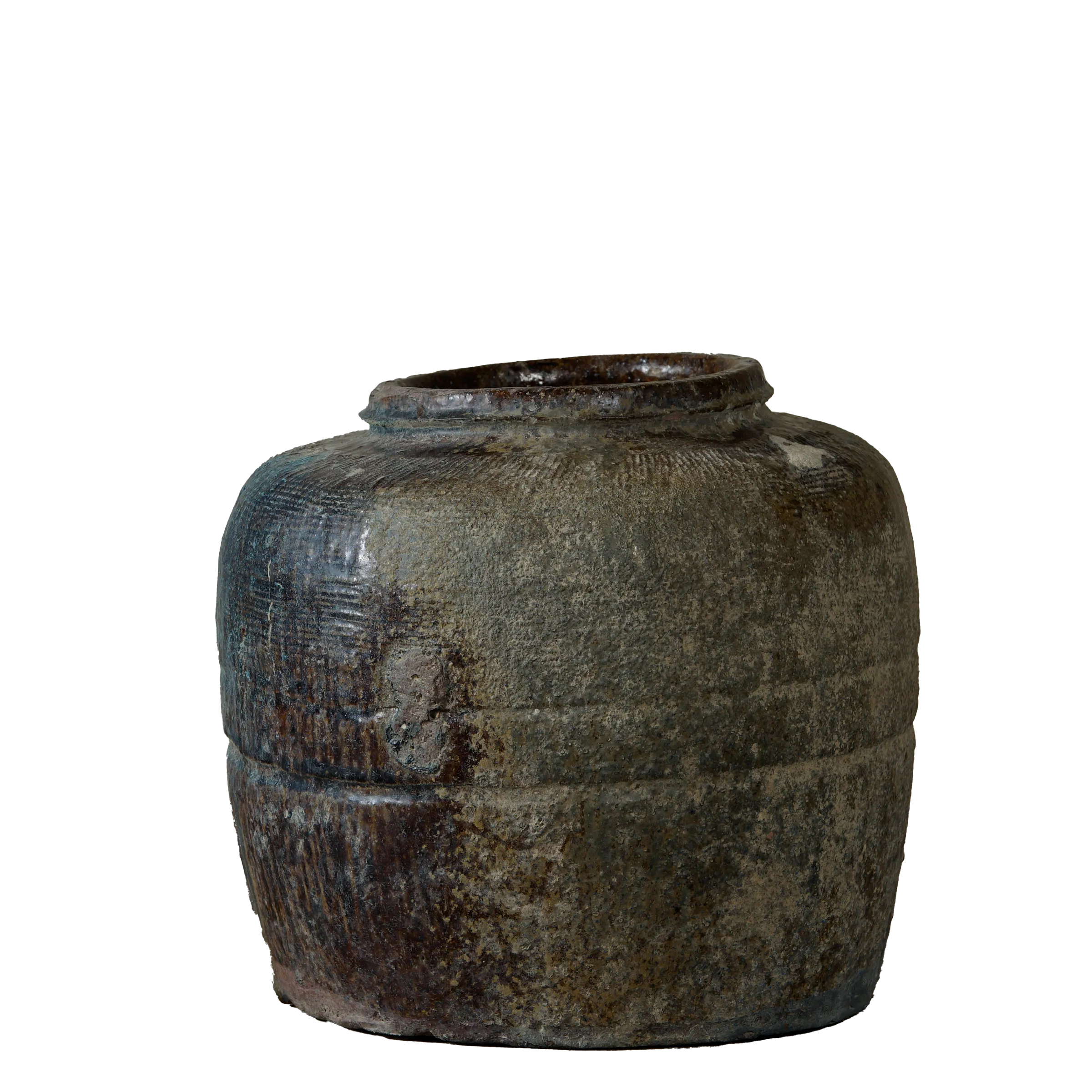 Yishui - Ancien pot chinois émaillé n°1
