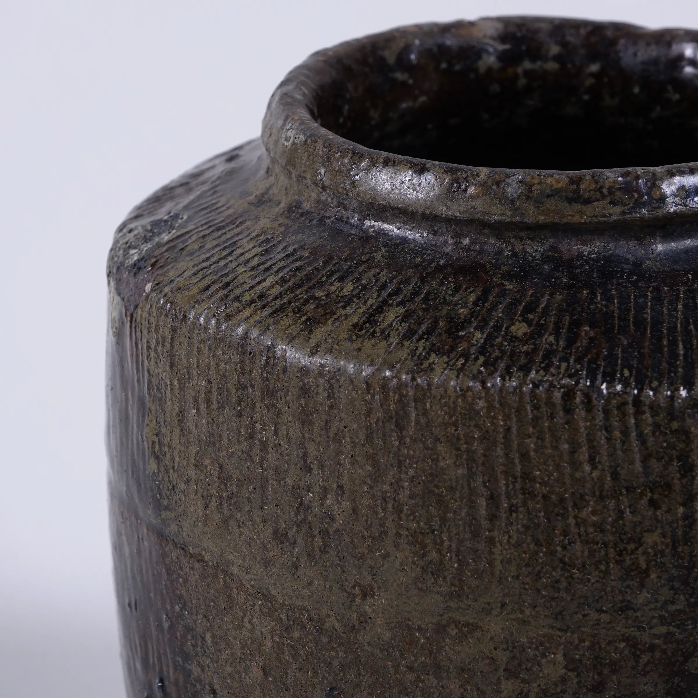 Yishui - Ancien pot chinois émaillé n°4