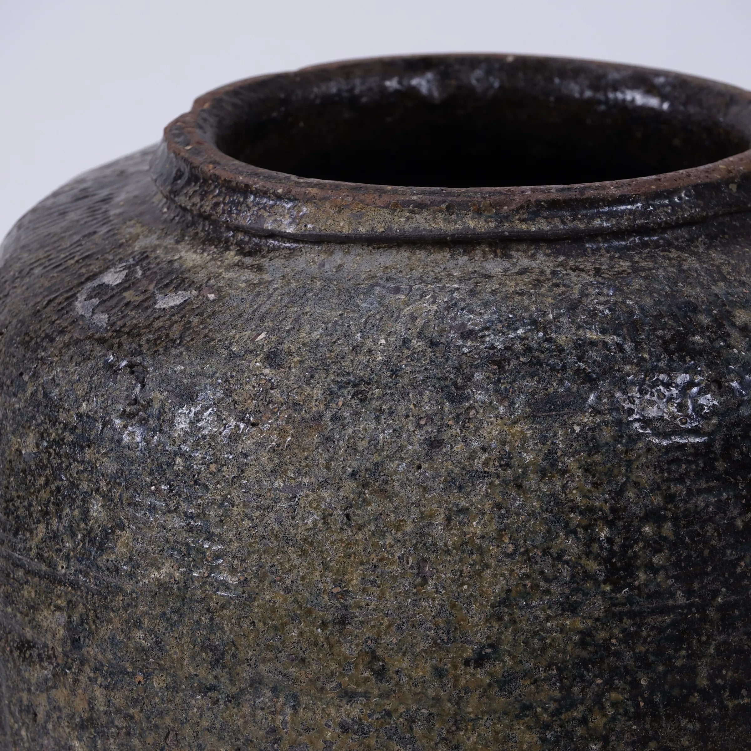 Yishui - Ancien pot chinois émaillé n°5