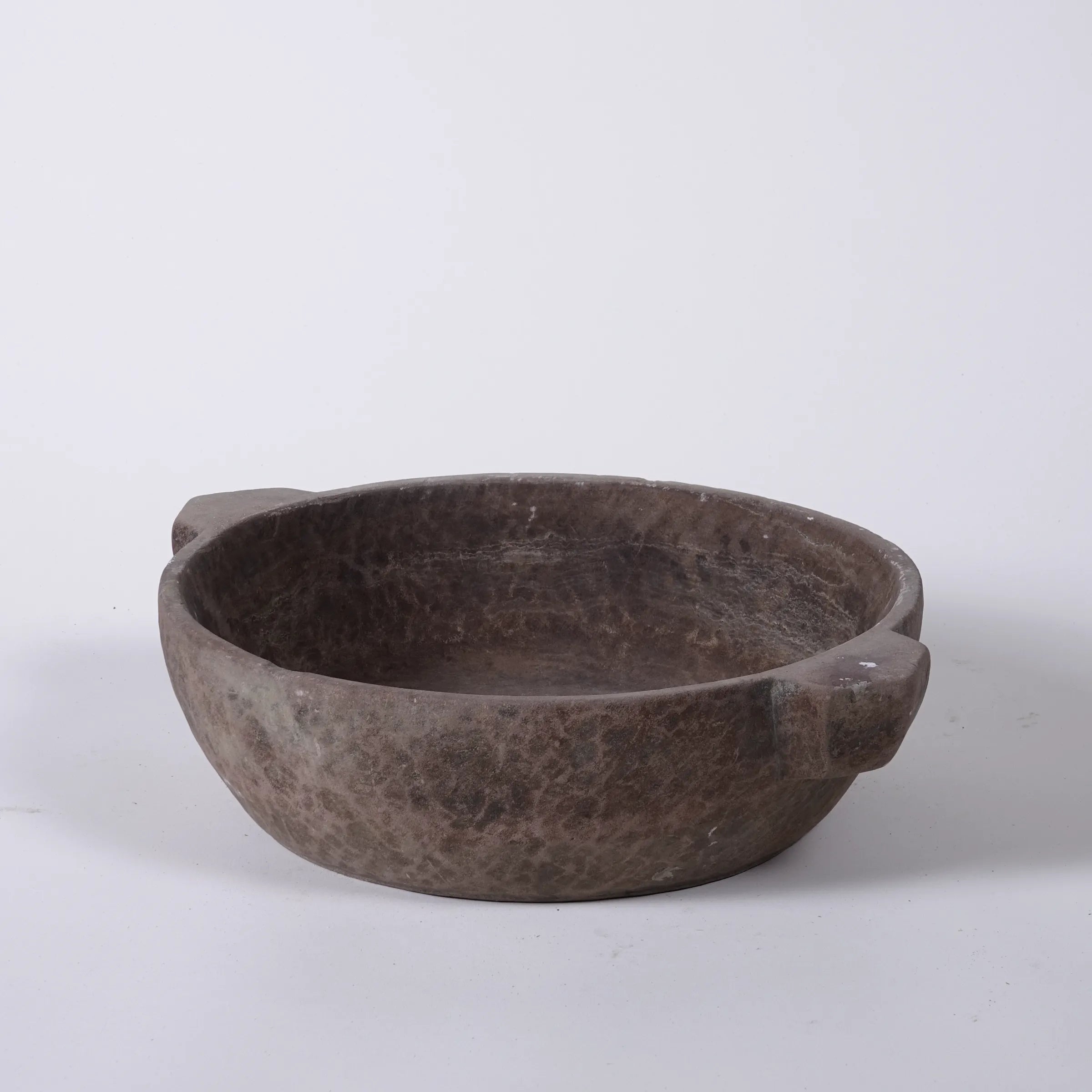 Narwa – Ancienne vasque indienne en grès rouge n°2