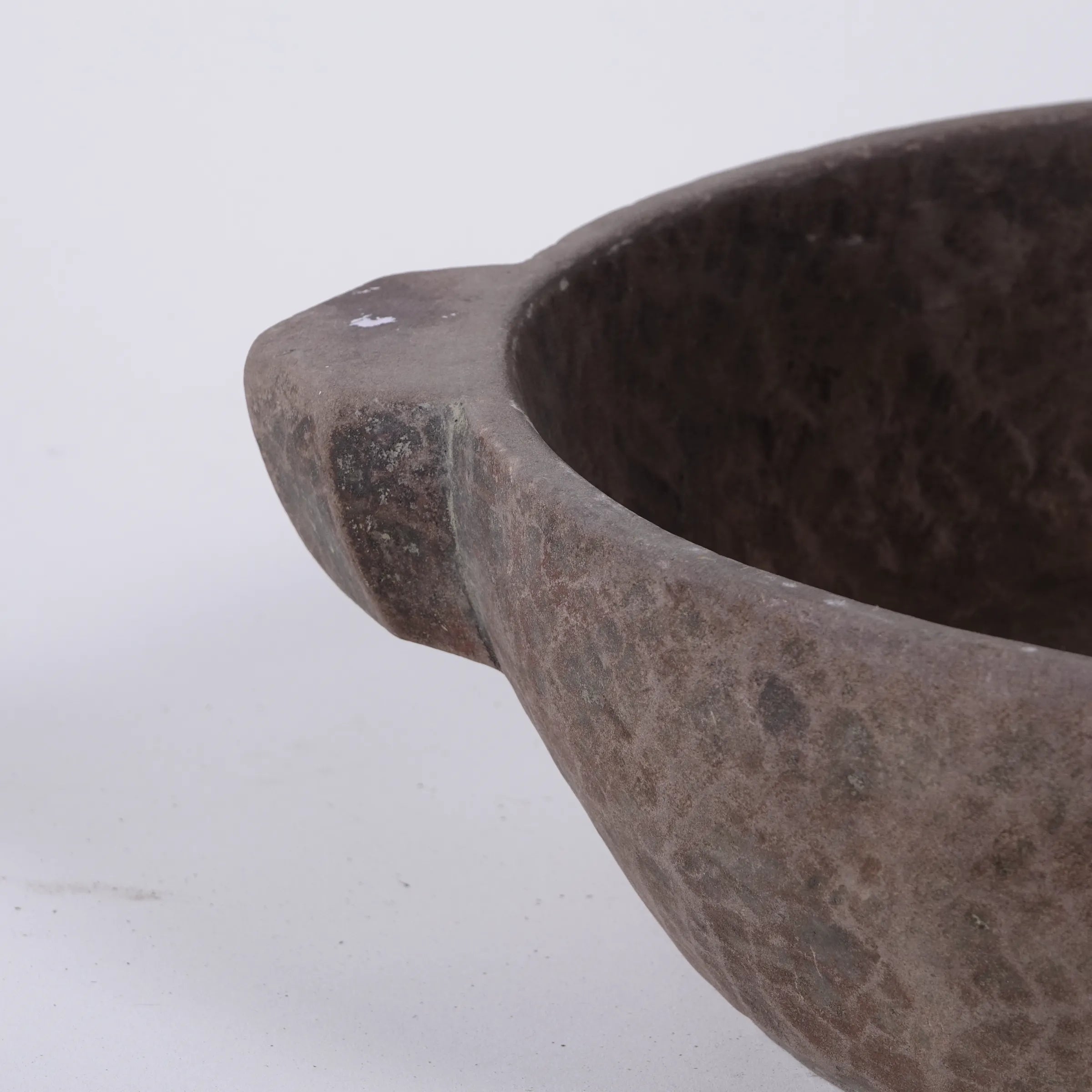 Narwa – Ancienne vasque indienne en grès rouge n°2