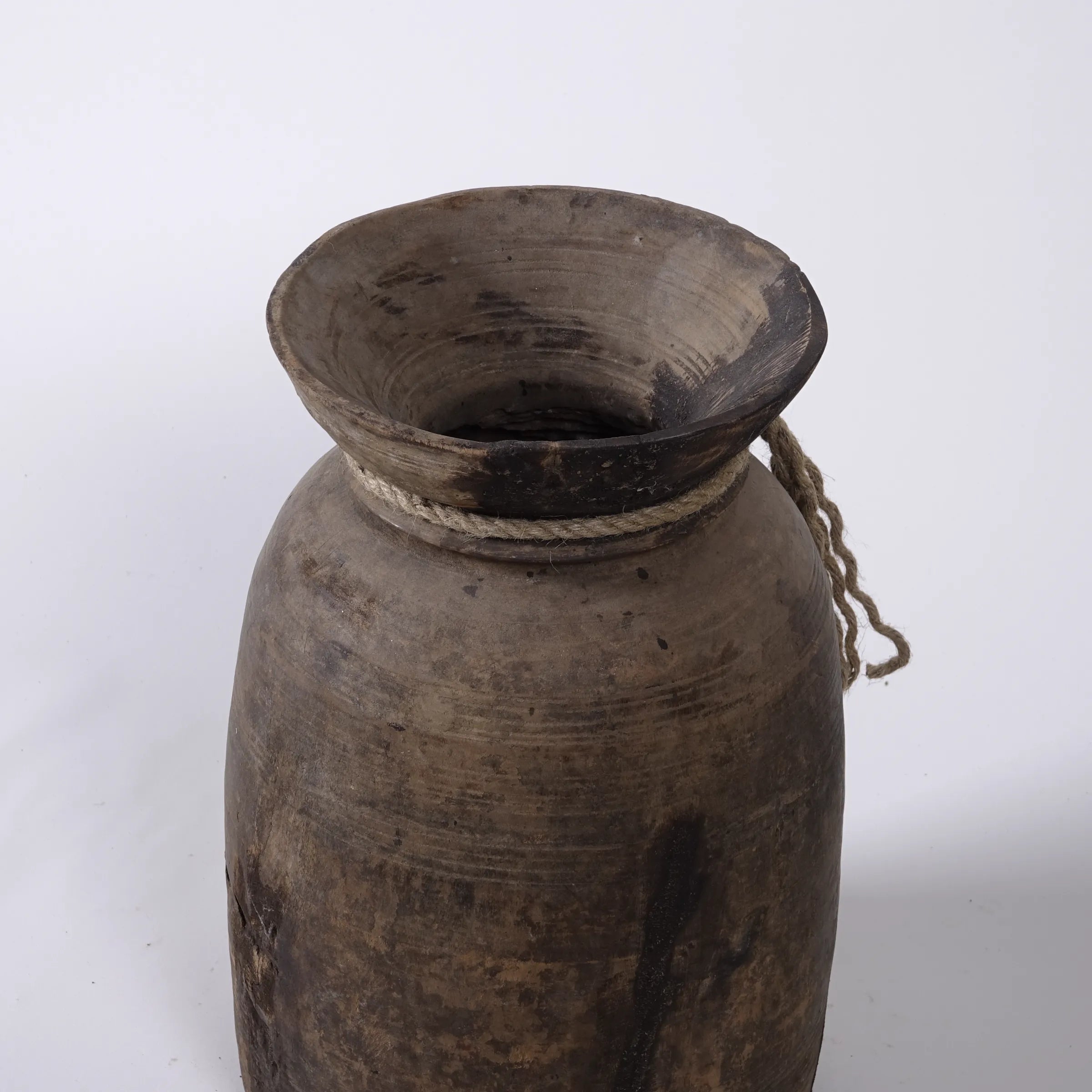 Tosh - Grand pot de l'Himachal en bois n°34