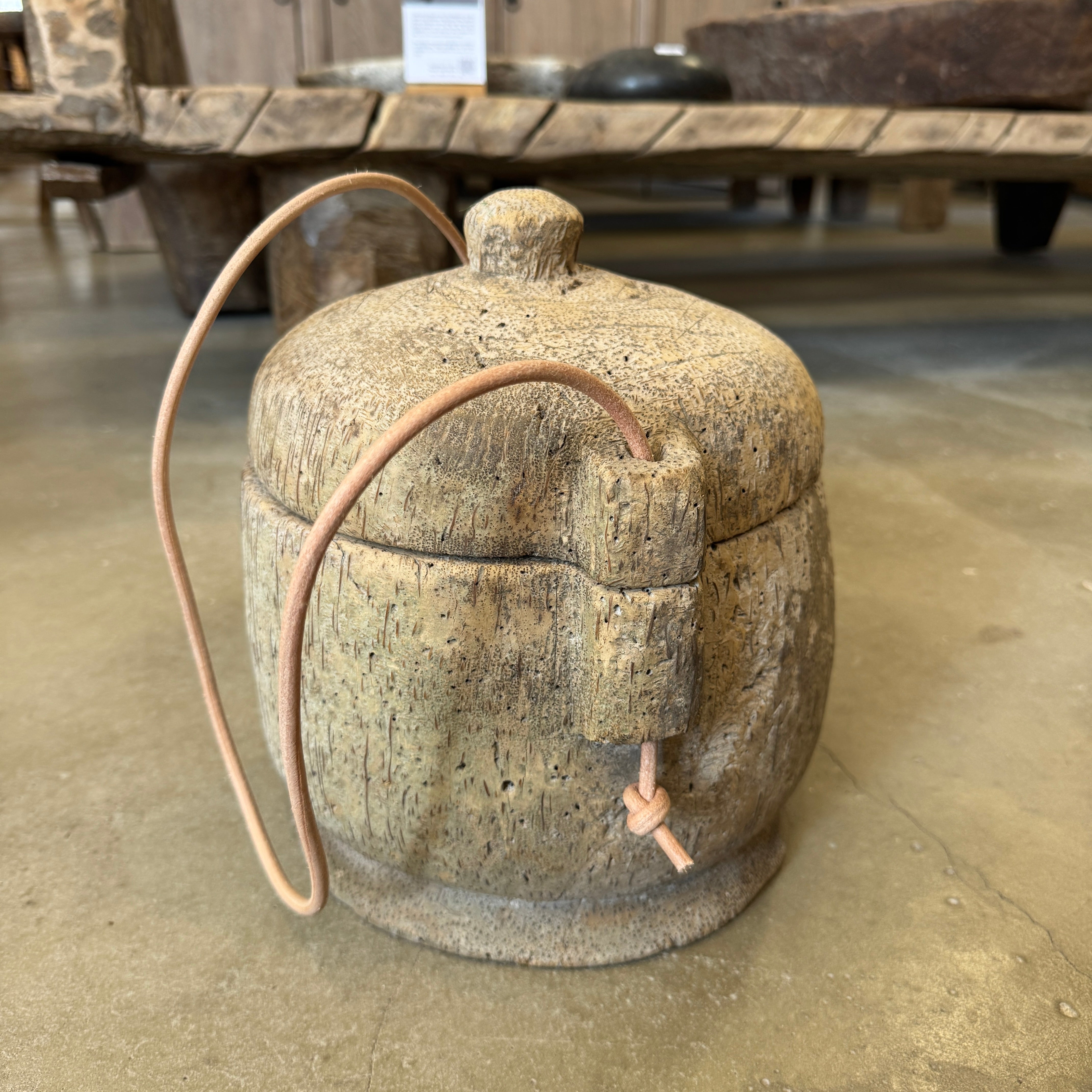 Meishan – Ancienne boîte chinoise en bambou n°2