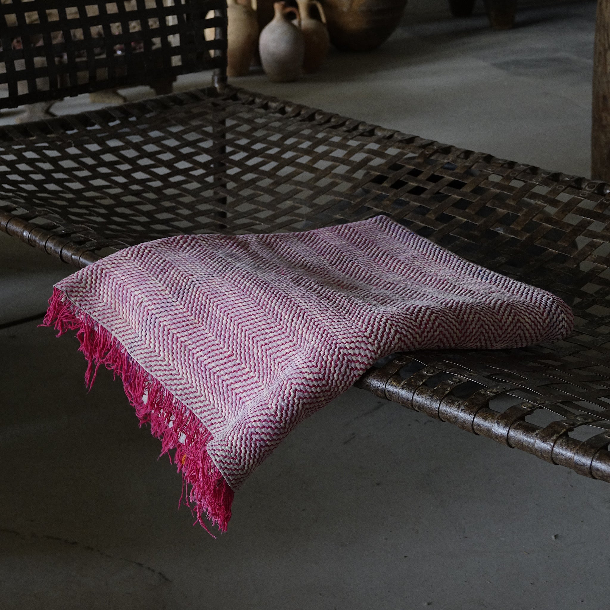 Kantha - Couvre-lit ancien fait-main n°6