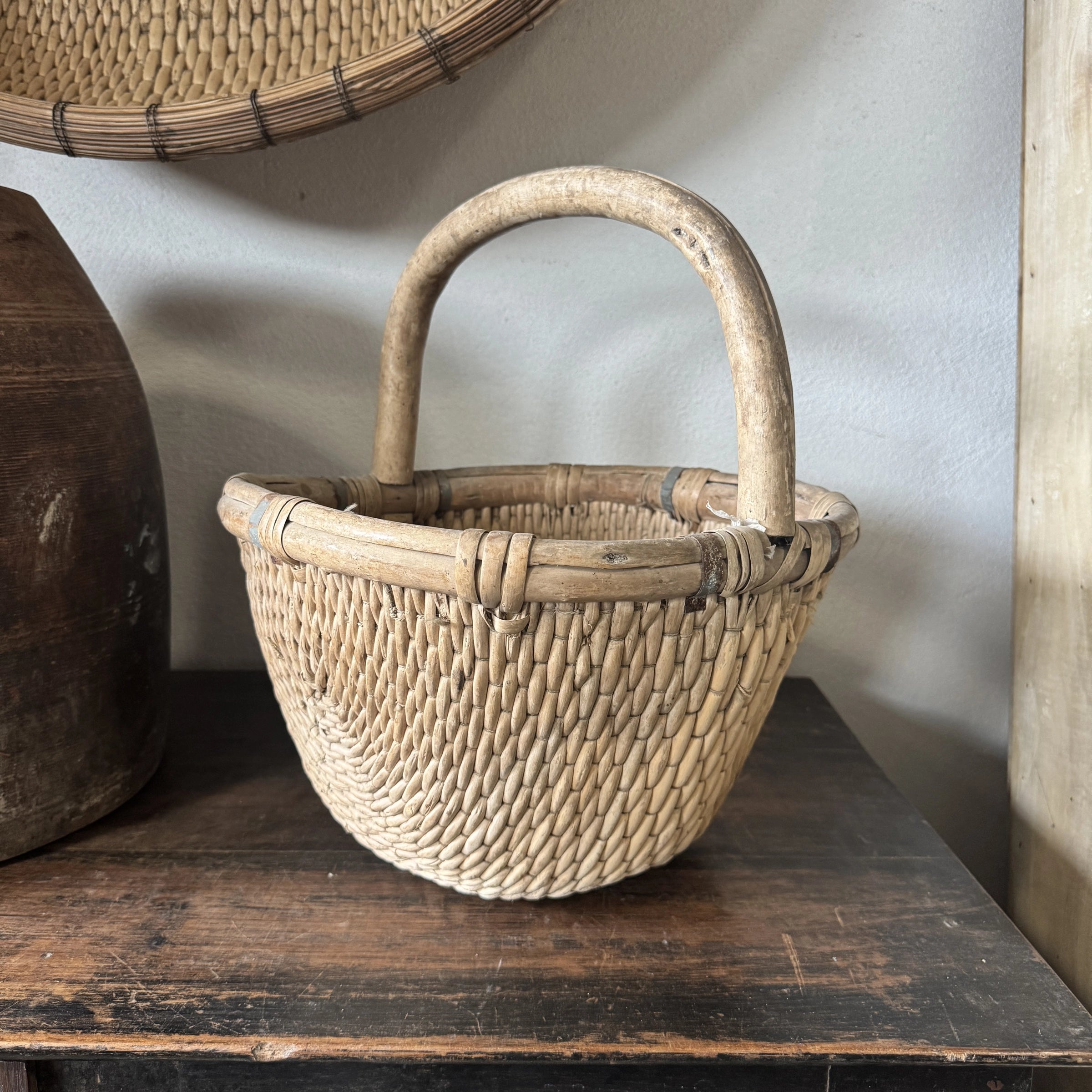 Qiani – Ancien panier chinois avec anse n°3