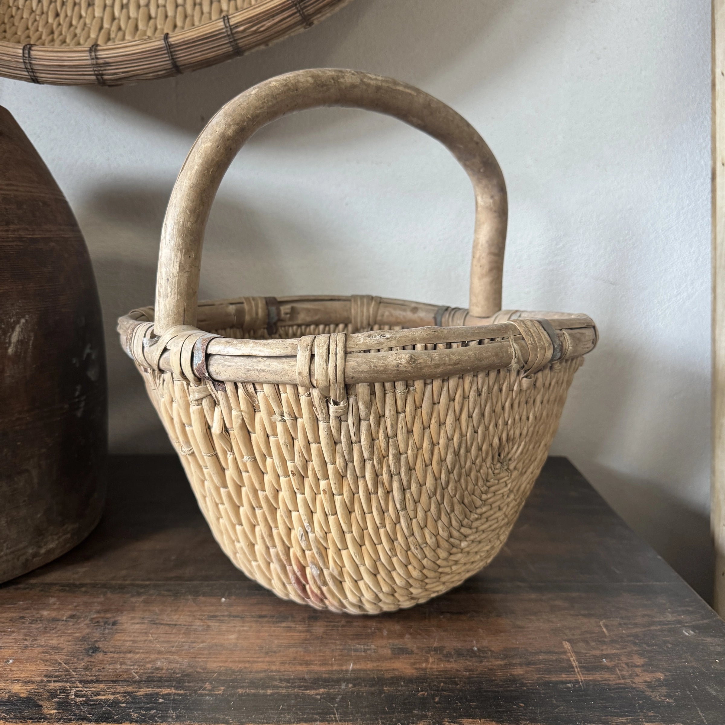 Qiani – Ancien panier chinois avec anse n°3