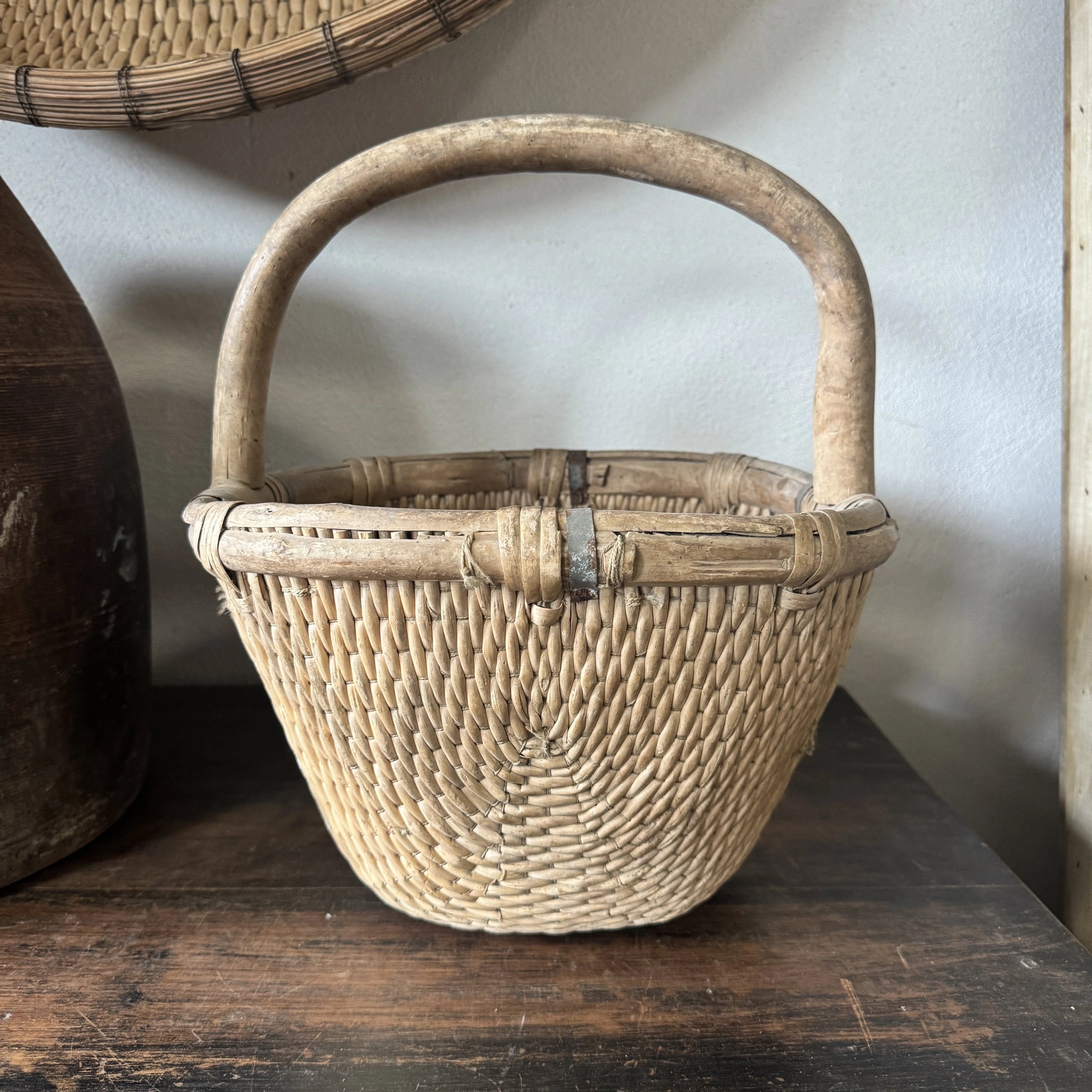Qiani – Ancien panier chinois avec anse n°3