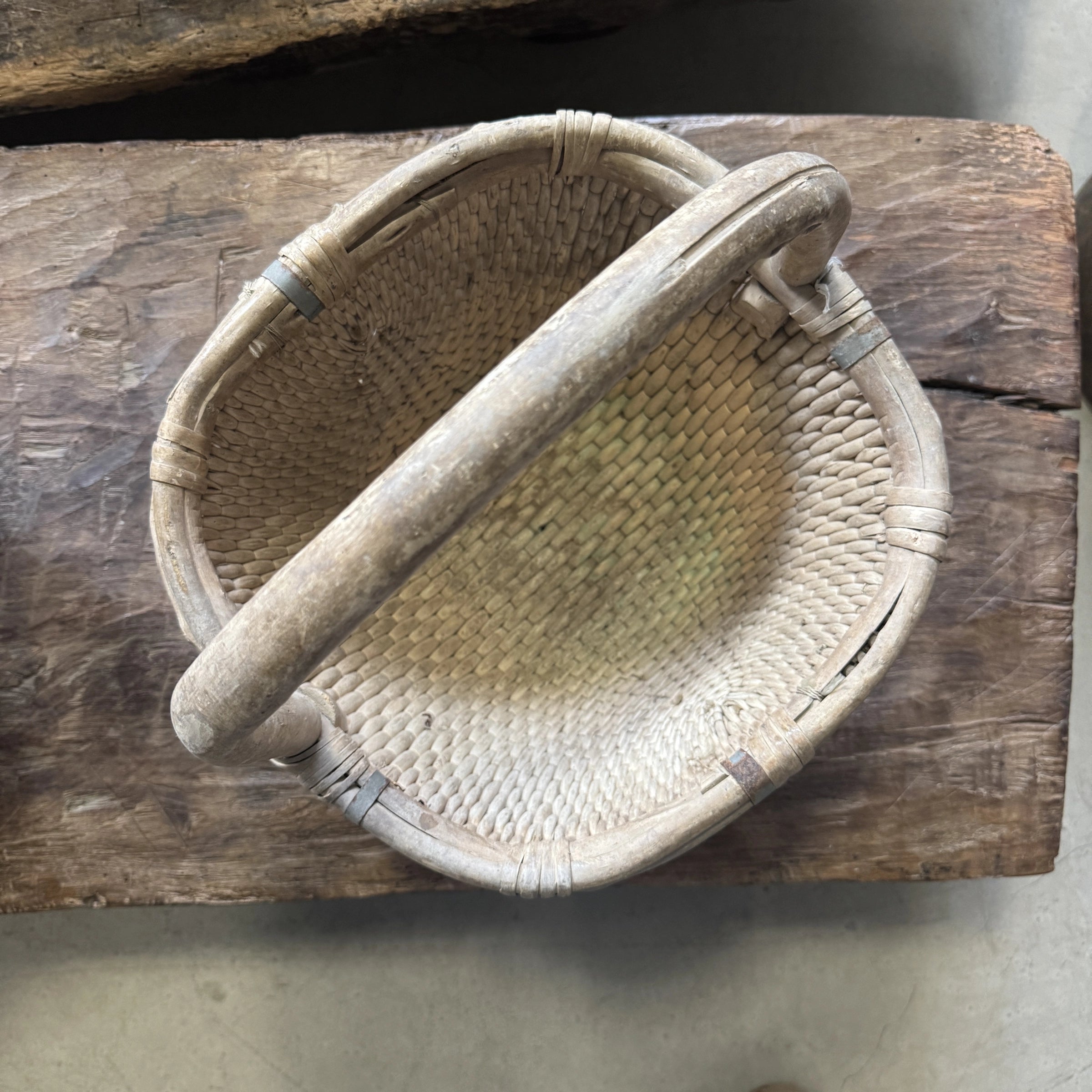 Qiani – Ancien panier chinois avec anse n°3