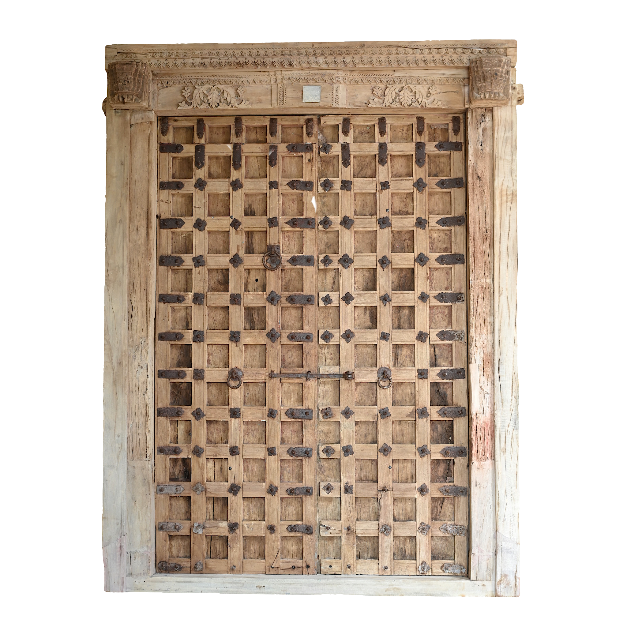 Dharnok - Ancienne porte indienne en bois massif
