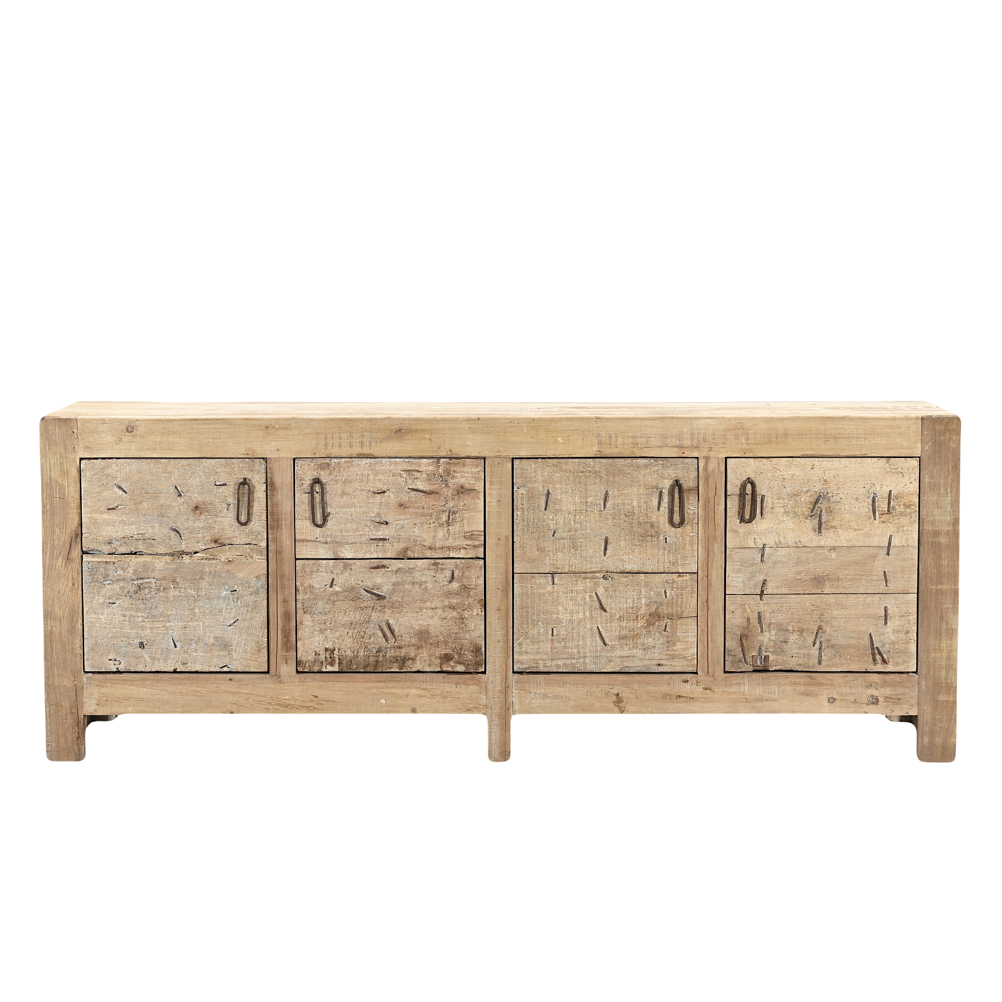 Ashta - Buffet quatre portes en bois massif n°2