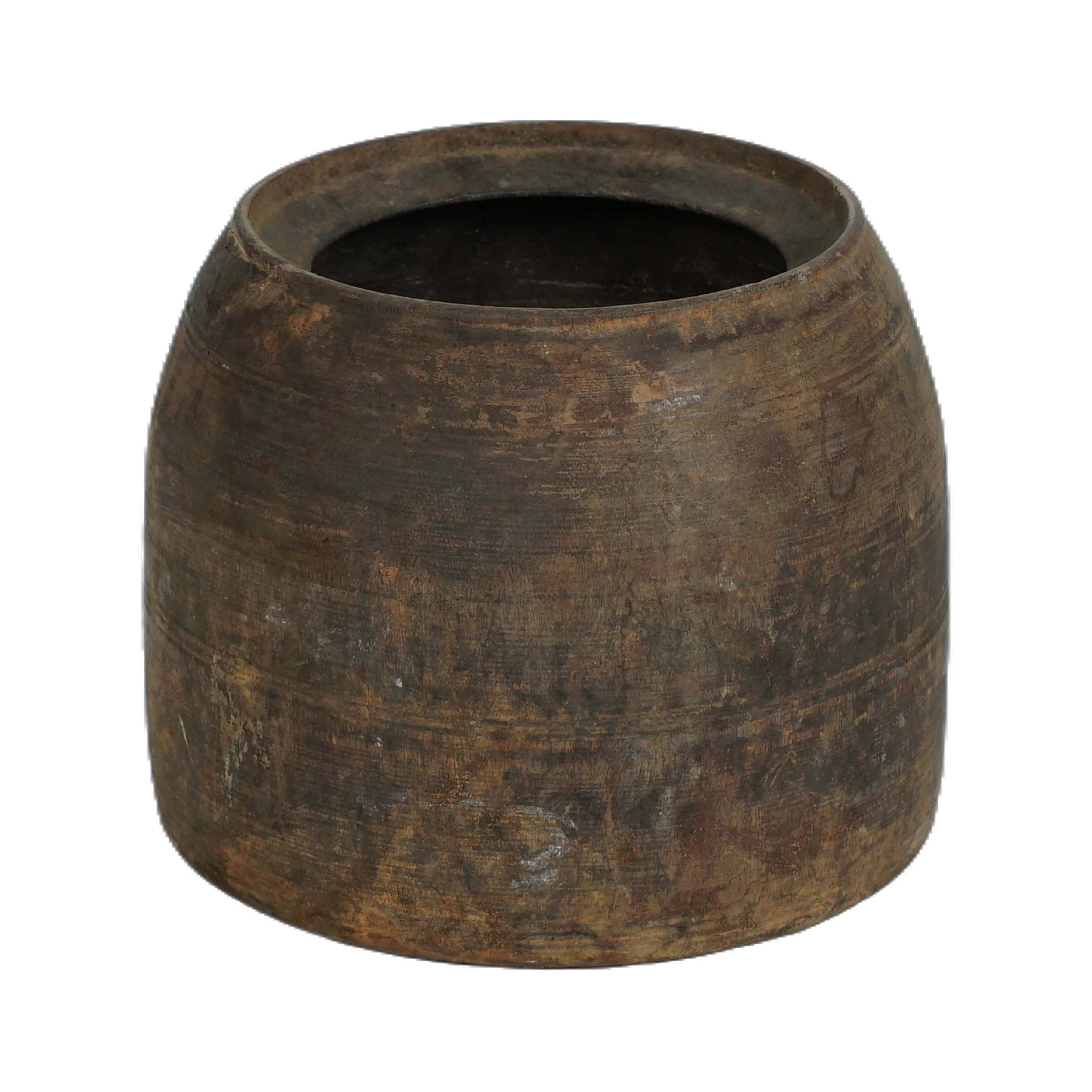 Mana - Pot ancien en bois n°29 - vue 2