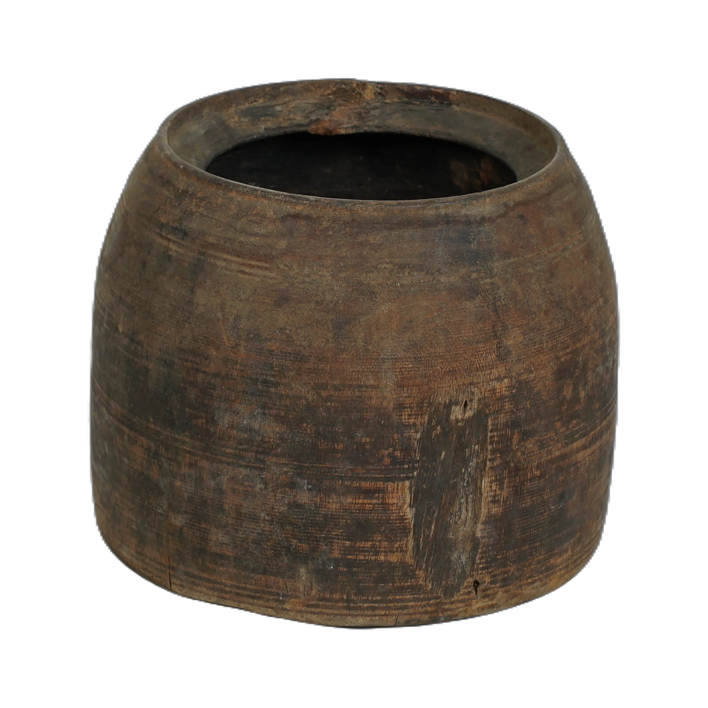 Mana - Pot ancien en bois n°29 - vue 3