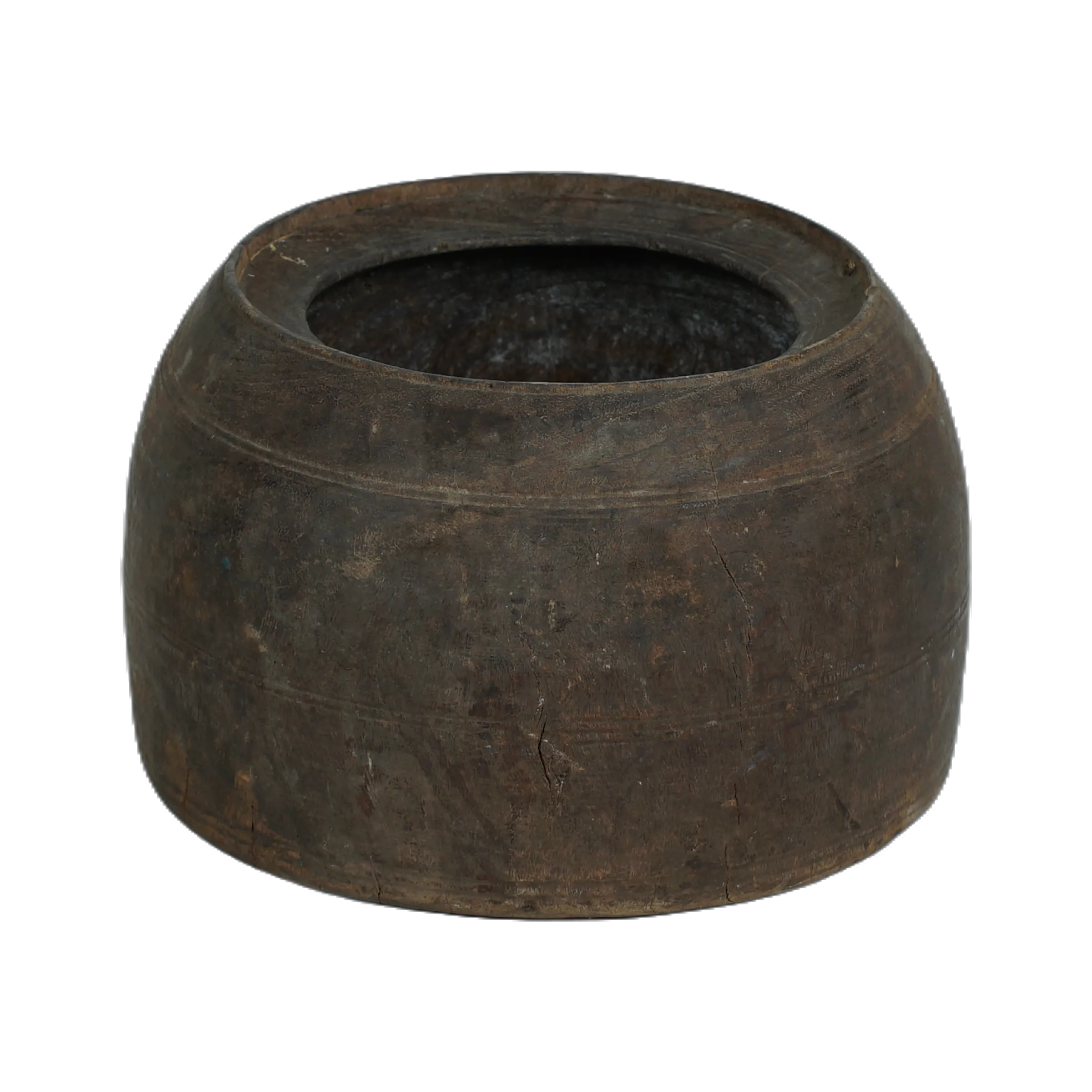 Mana - Pot ancien en bois n°30 - vue 3