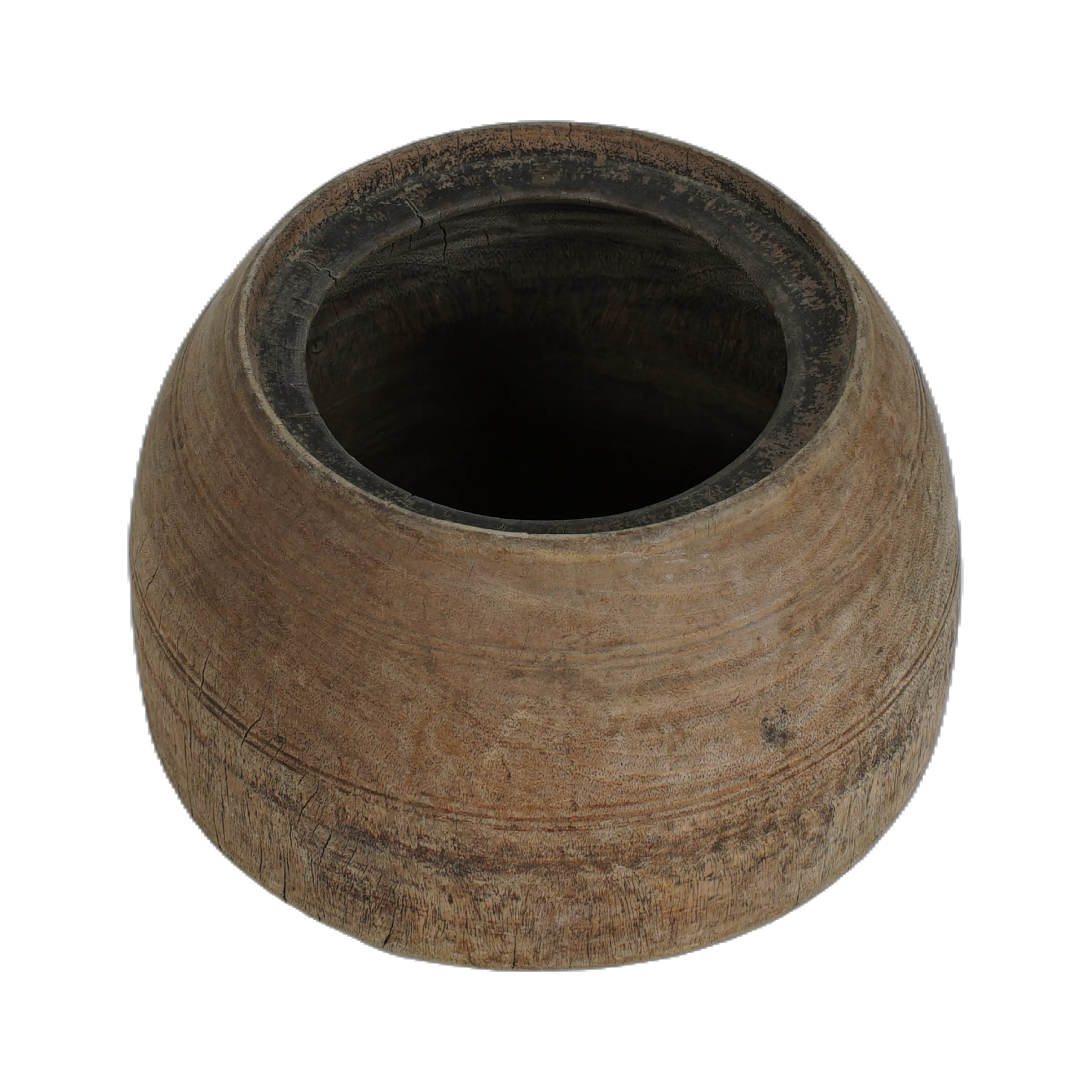 Mana - Pot ancien en bois n°31 - vue 4