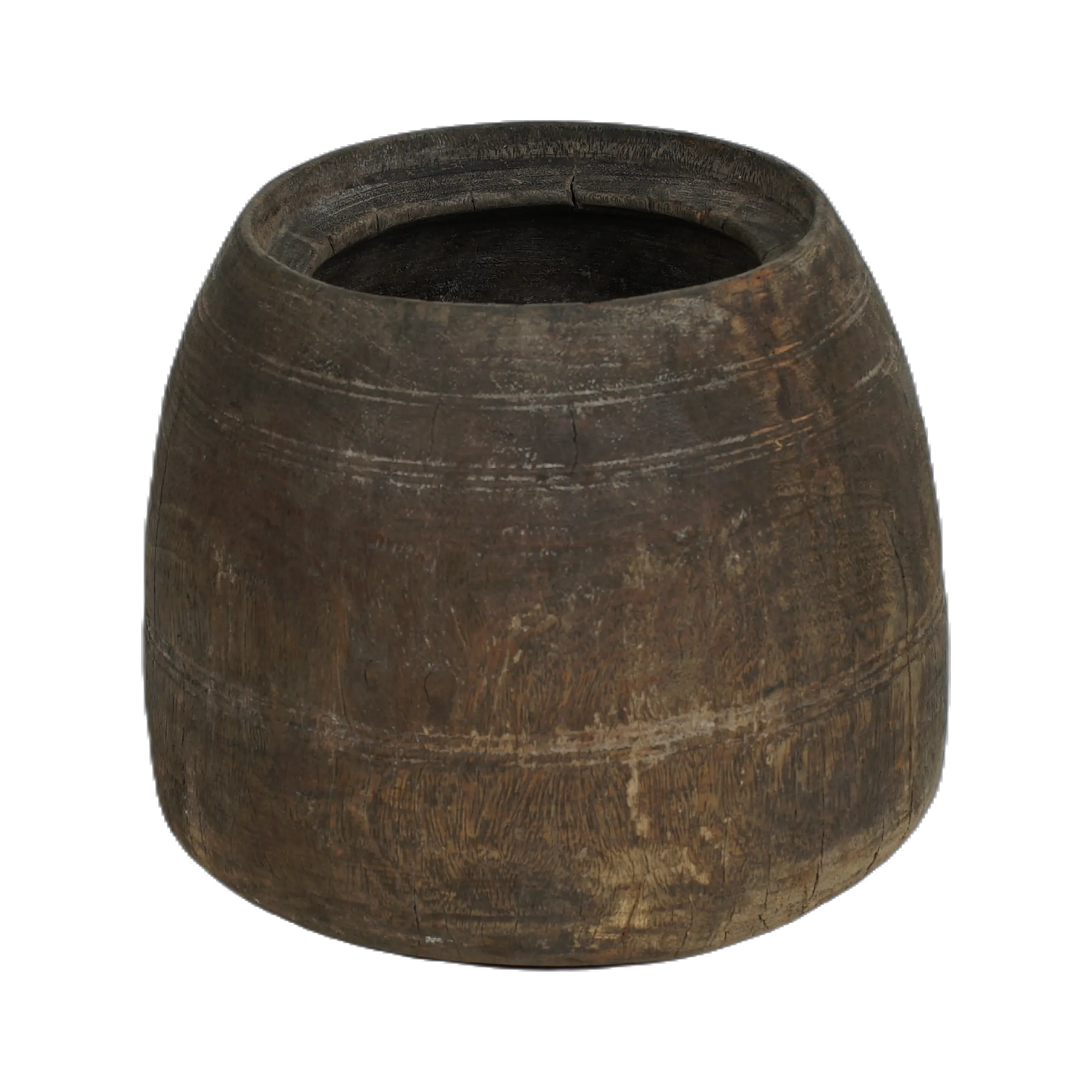 Mana - Pot ancien en bois n°33