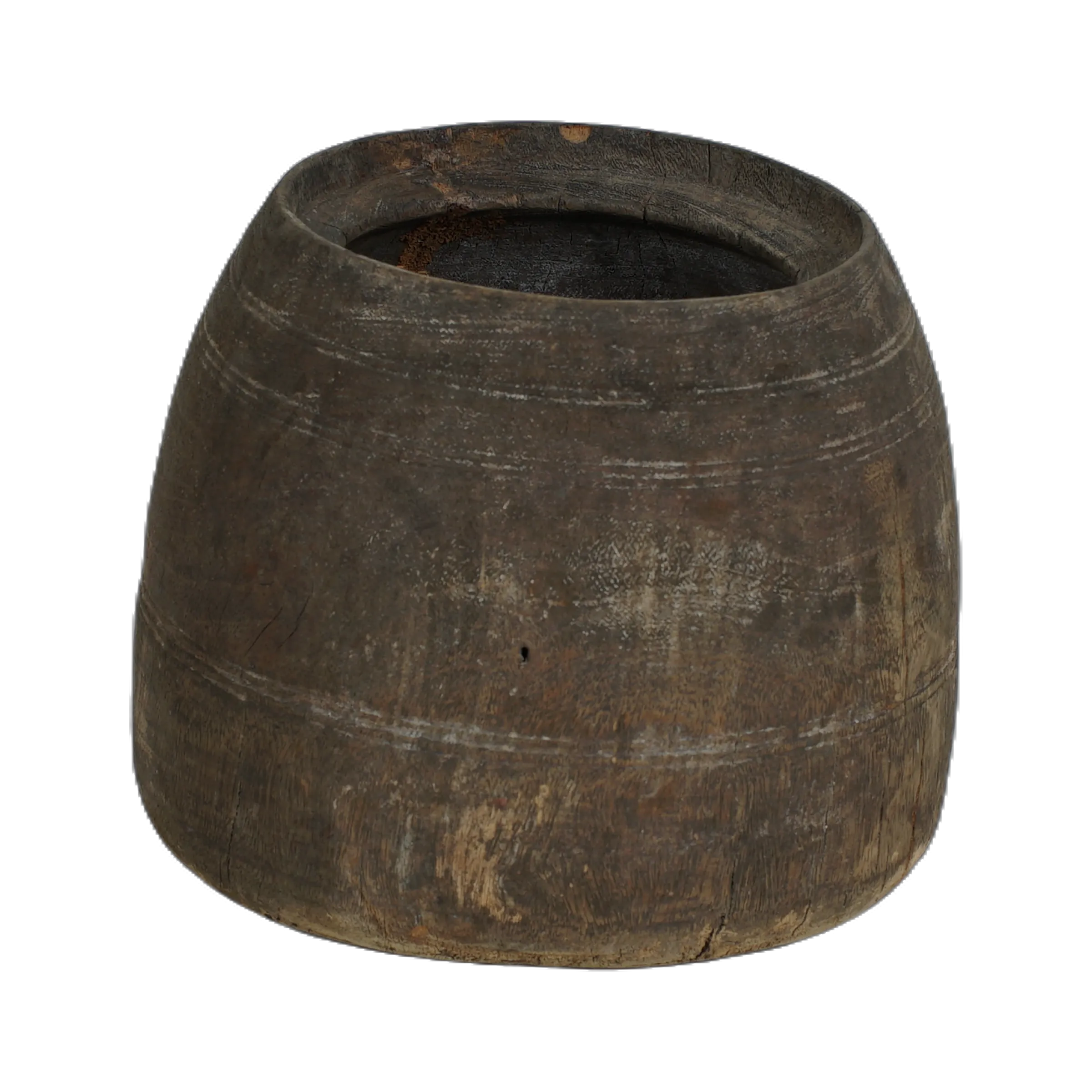 Mana - Pot ancien en bois n°33 - vue 3