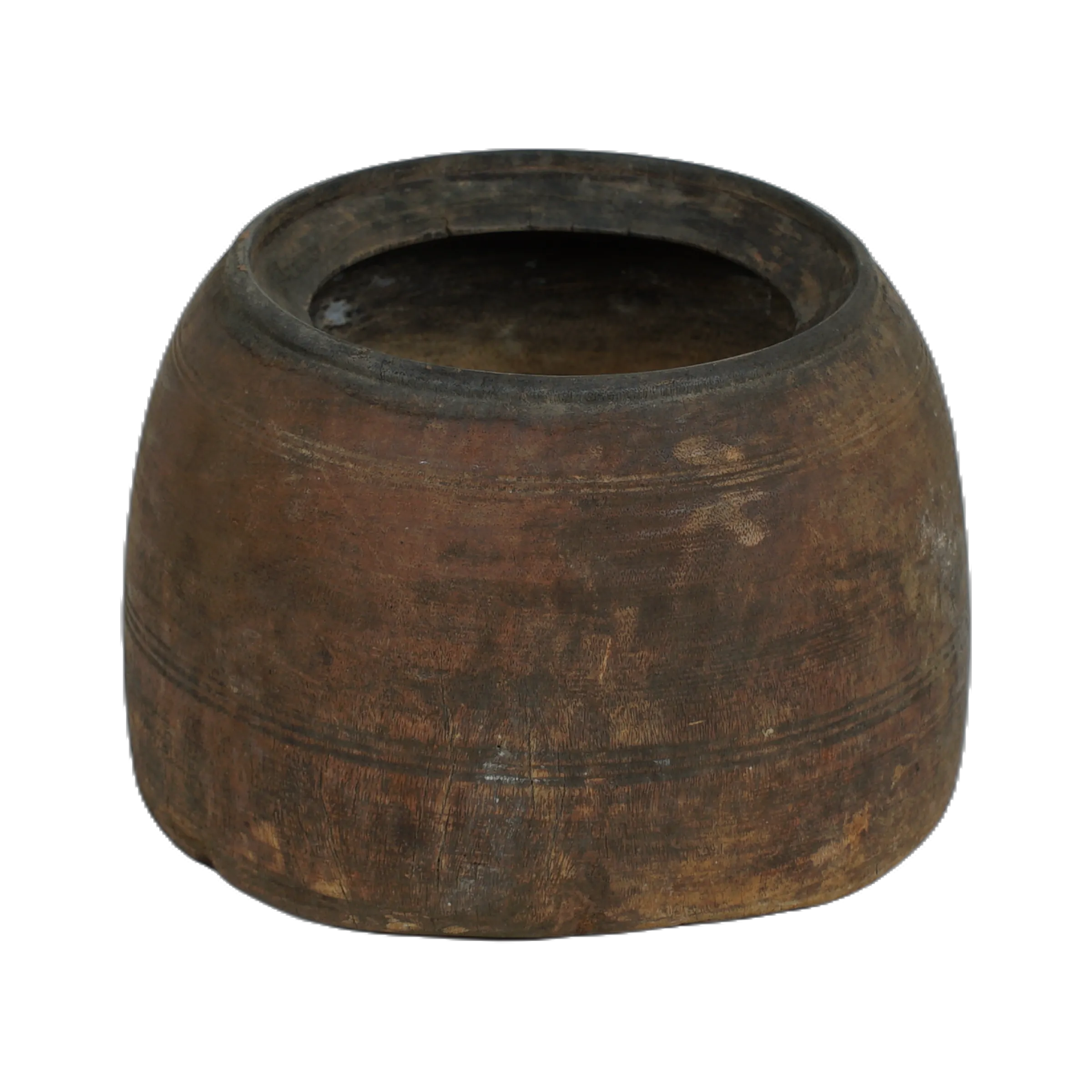 Mana - Pot ancien en bois n°34