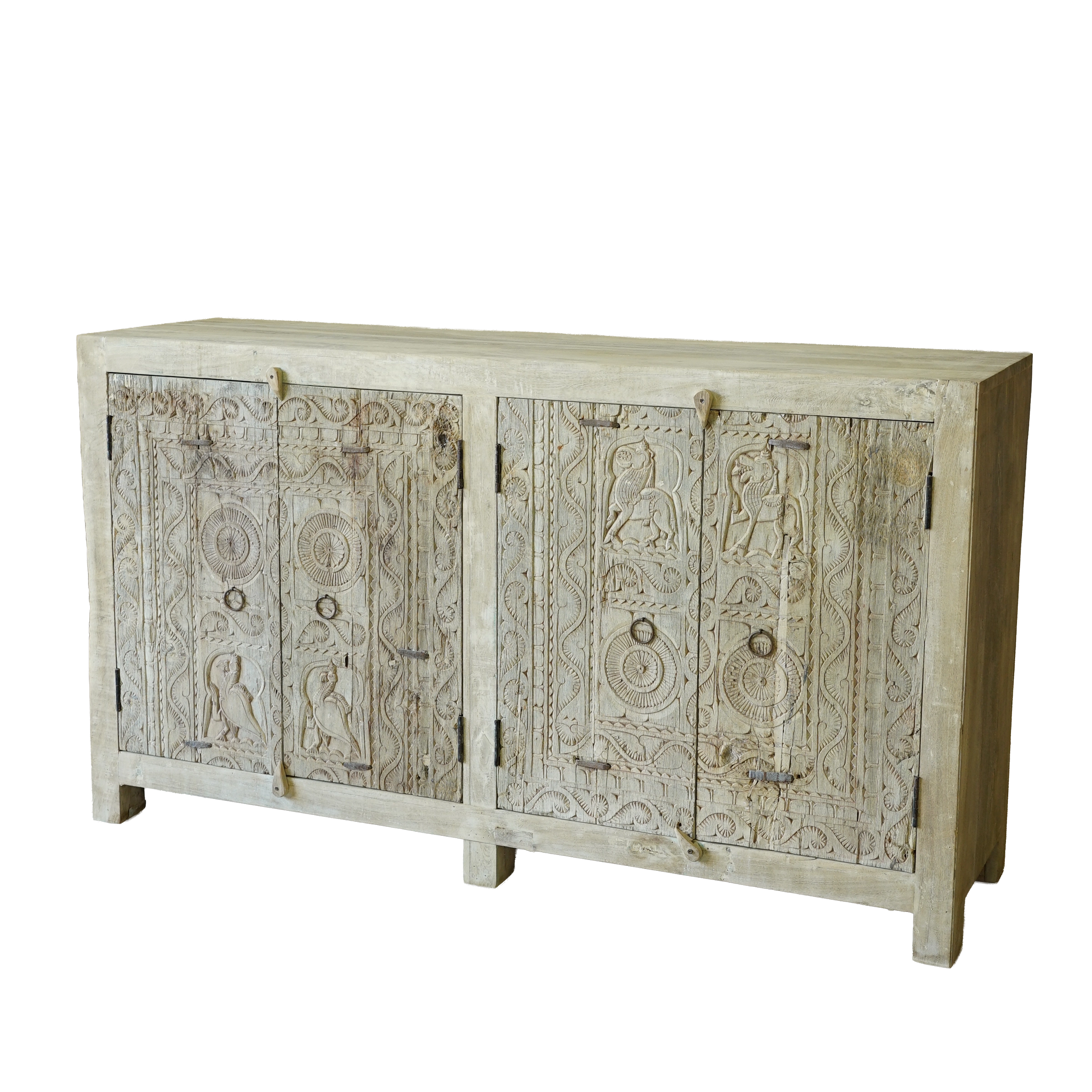 Niali - Buffet indien sculpté