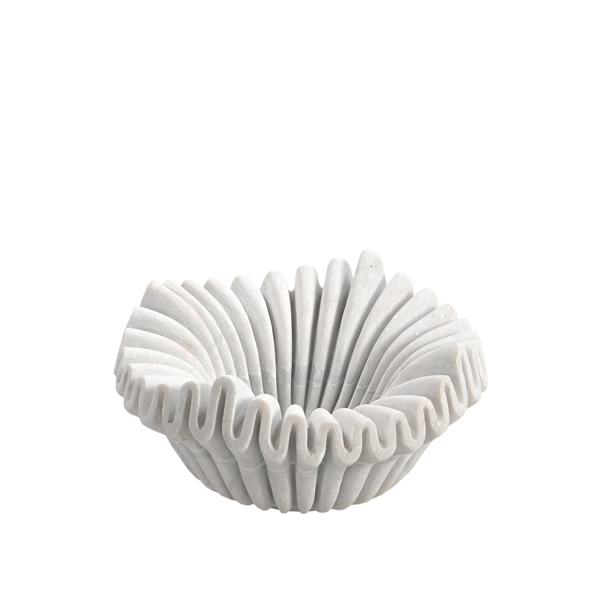 Makrana - Assiette en marbre sculpté n°7