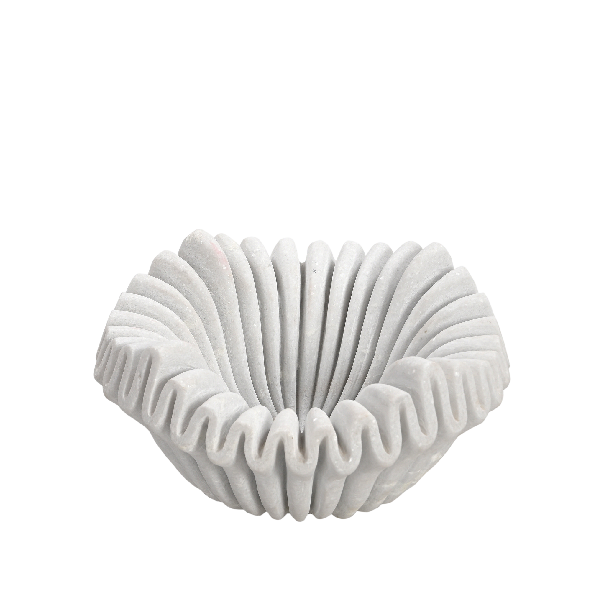 Makrana - Assiette en marbre sculpté n°7