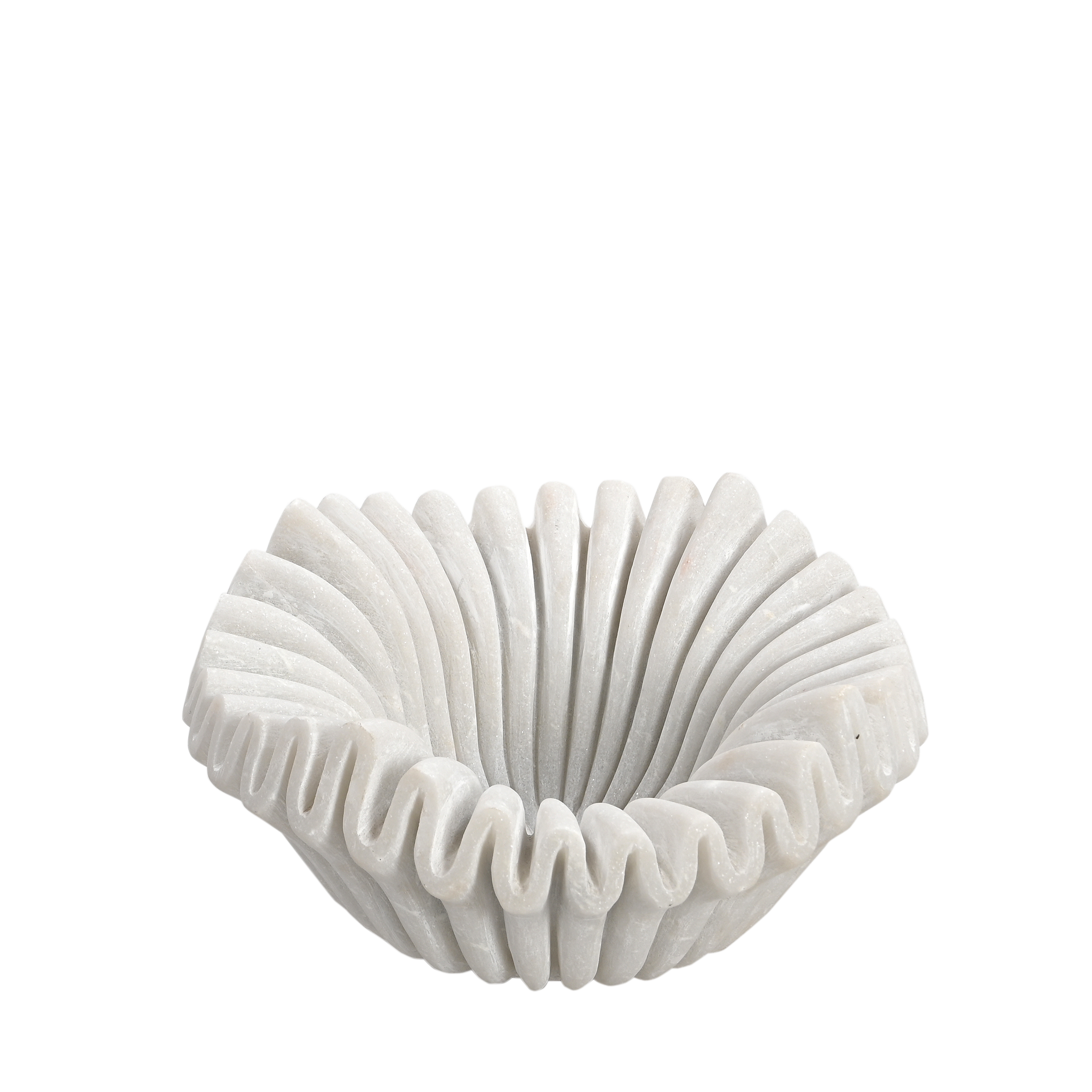 Makrana - Assiette en marbre sculpté n°7
