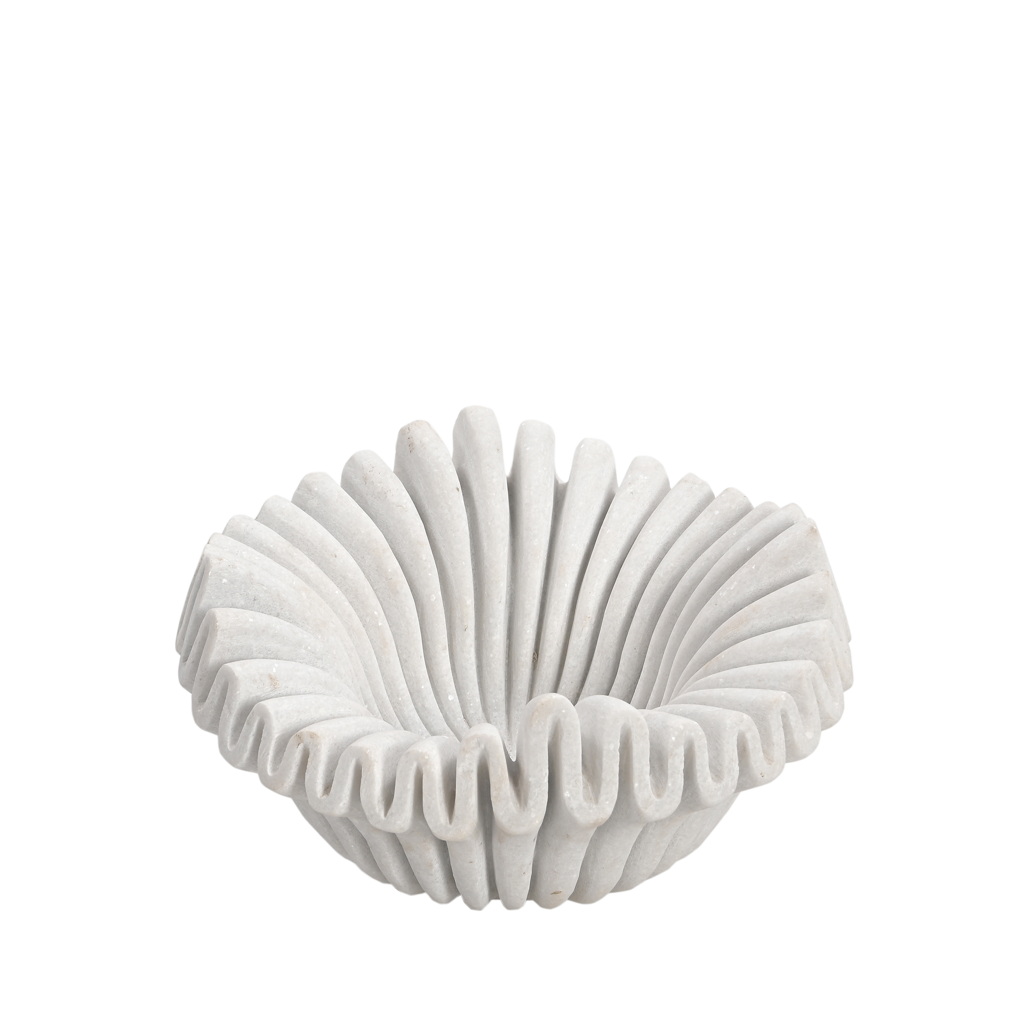 Makrana - Assiette en marbre sculpté n°7