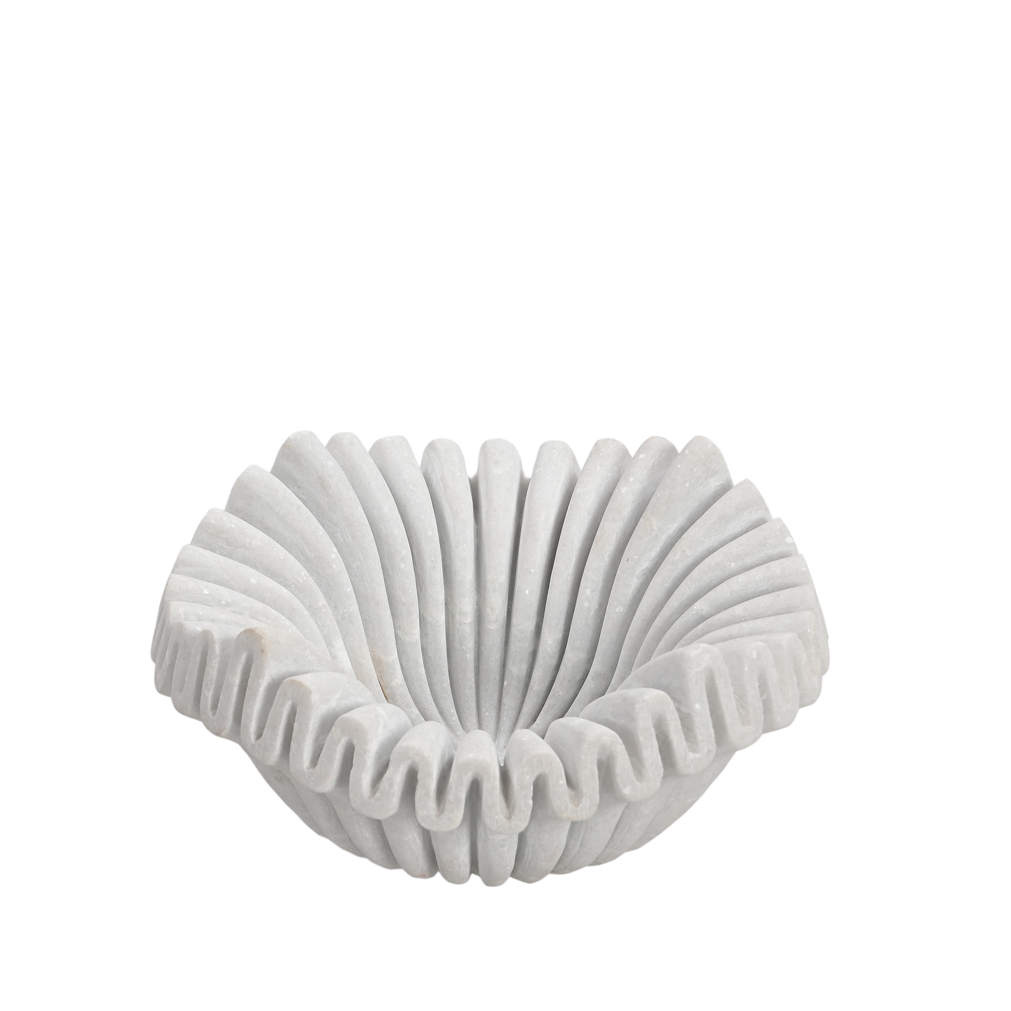 Makrana - Assiette en marbre sculpté n°7