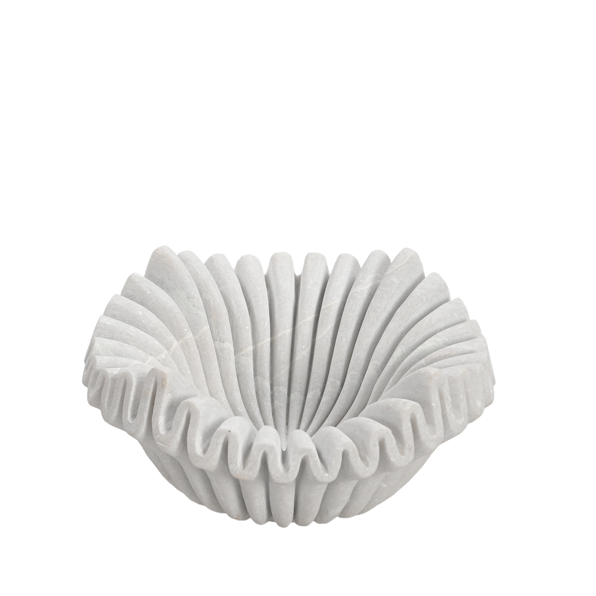 Makrana - Assiette en marbre sculpté n°7