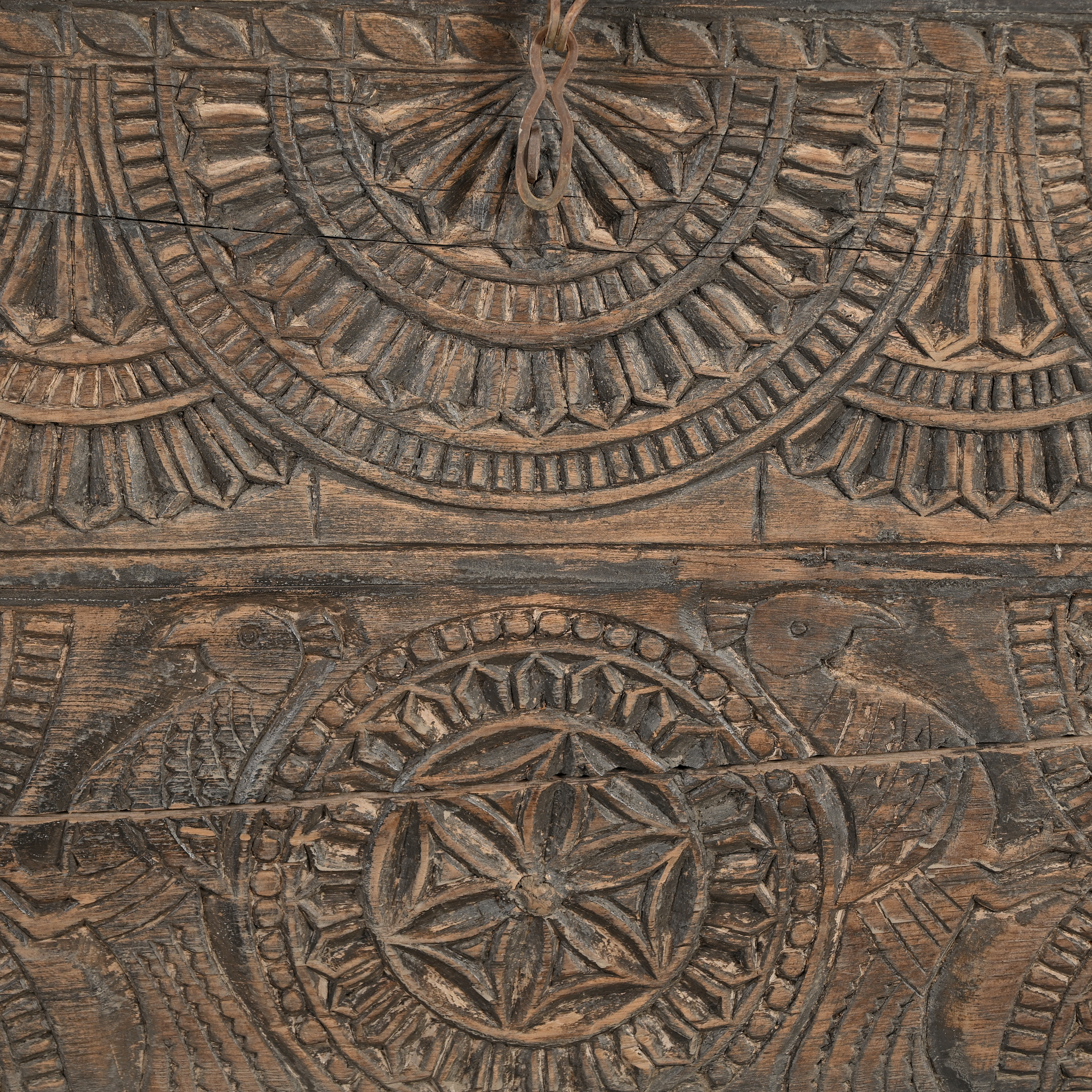 Sandook - Ancien coffre de l'Himachal n°6