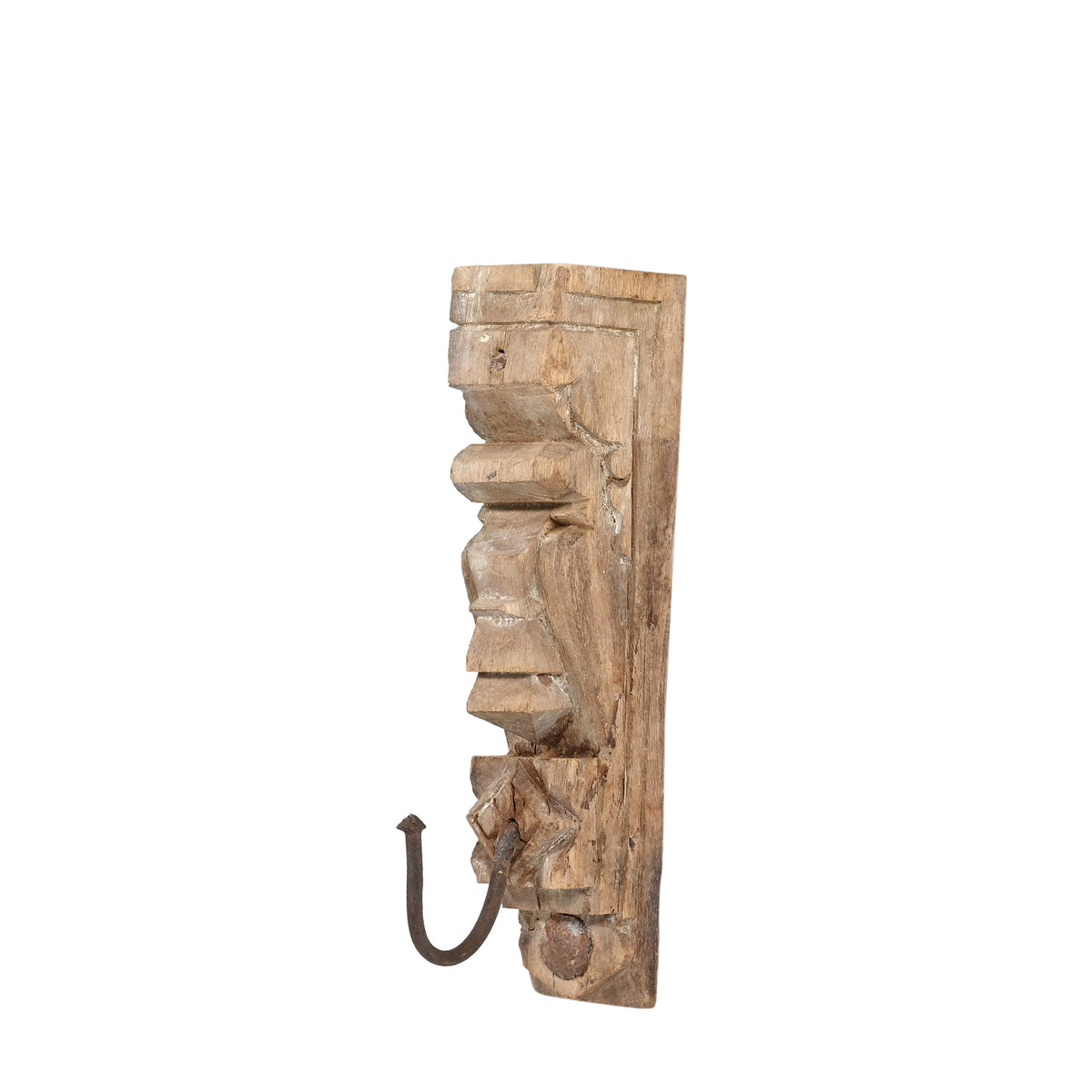 Gulab - Patère en bois sculpté n°27