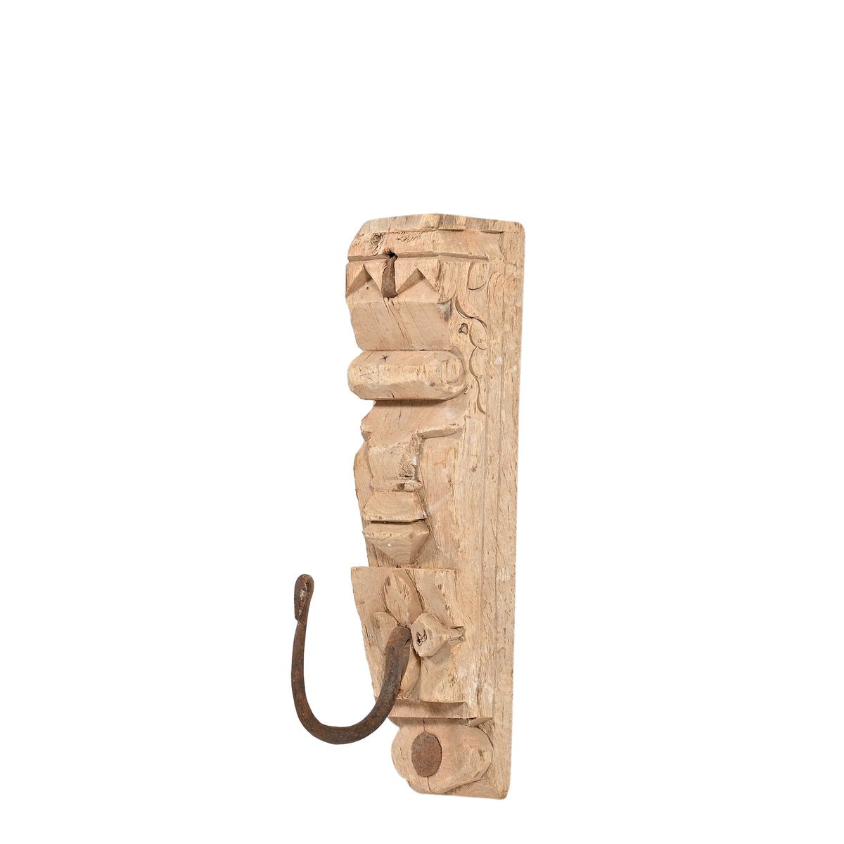 Gulab - Patère en bois sculpté n°13