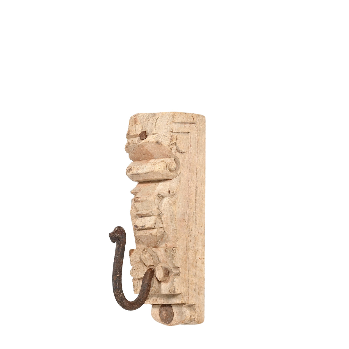 Gulab - Patère en bois sculpté n°14