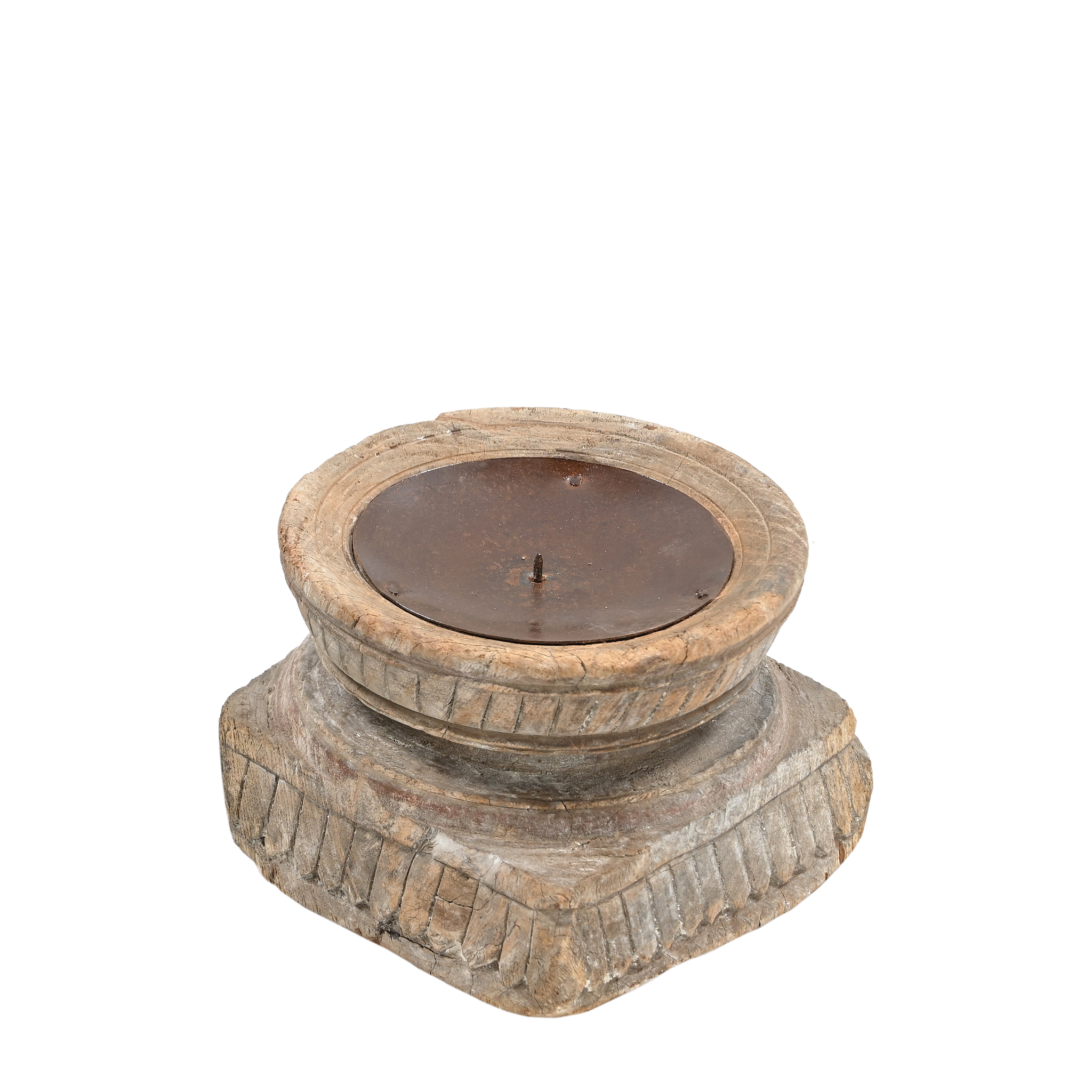 Bijani - Bougeoir en bois ancien n°59