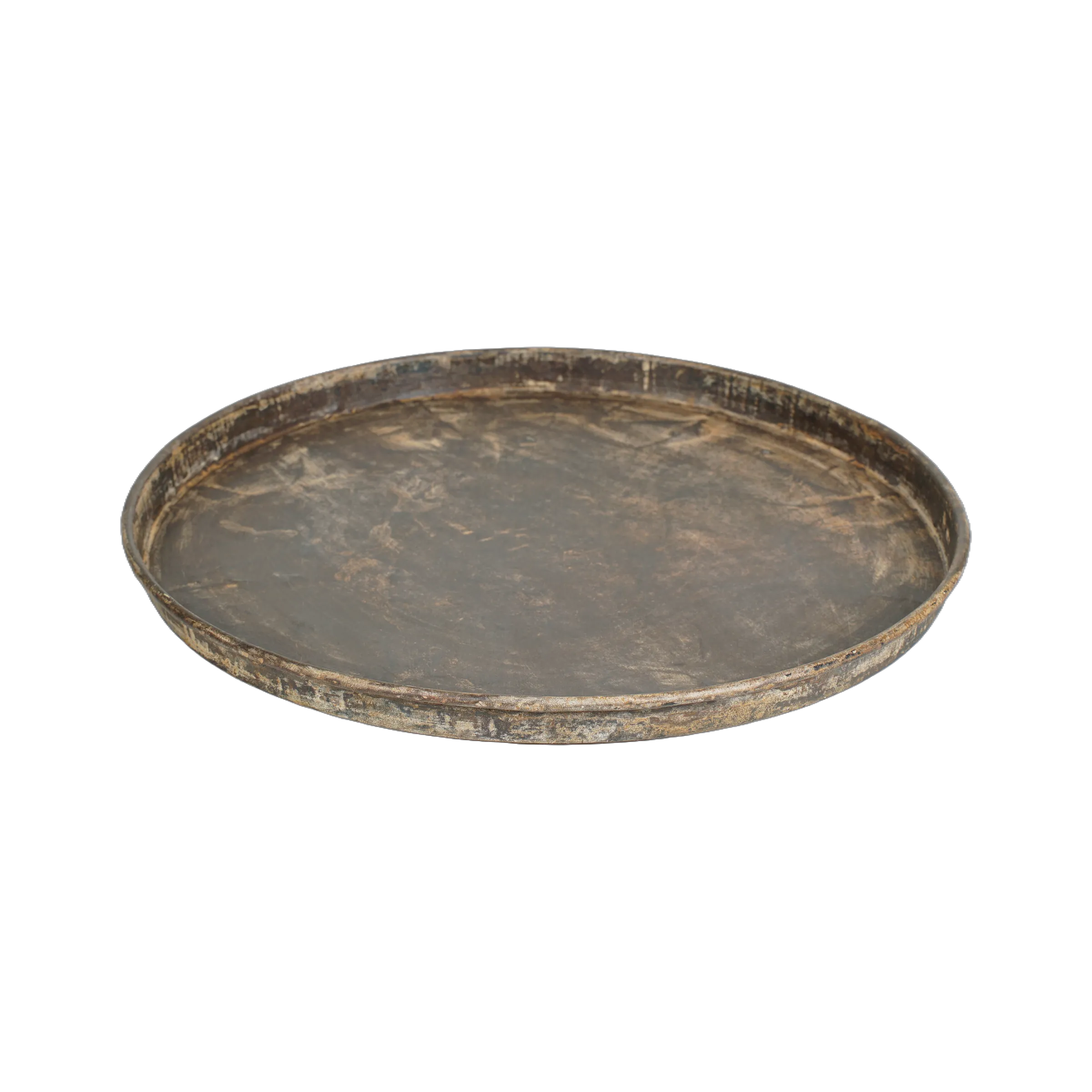 Thali - Grand plateau rond en métal n°2