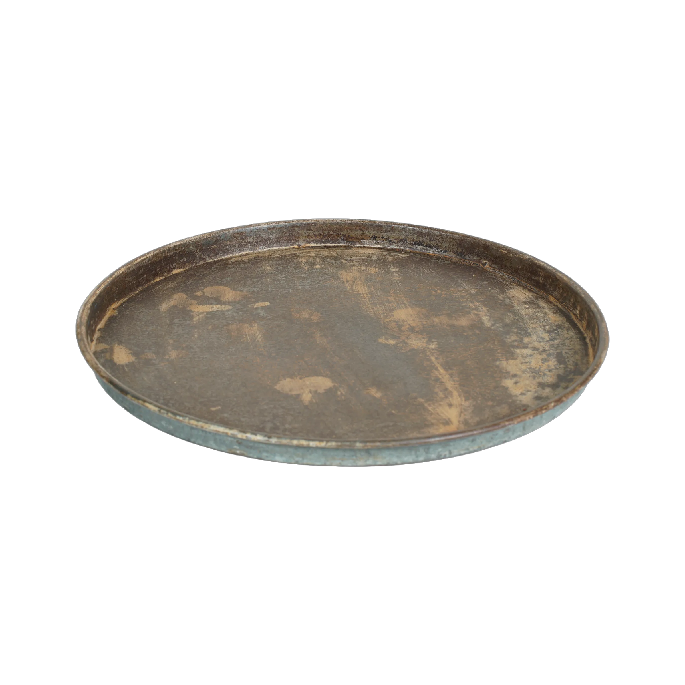 Thali - Grand plateau rond en métal n°4