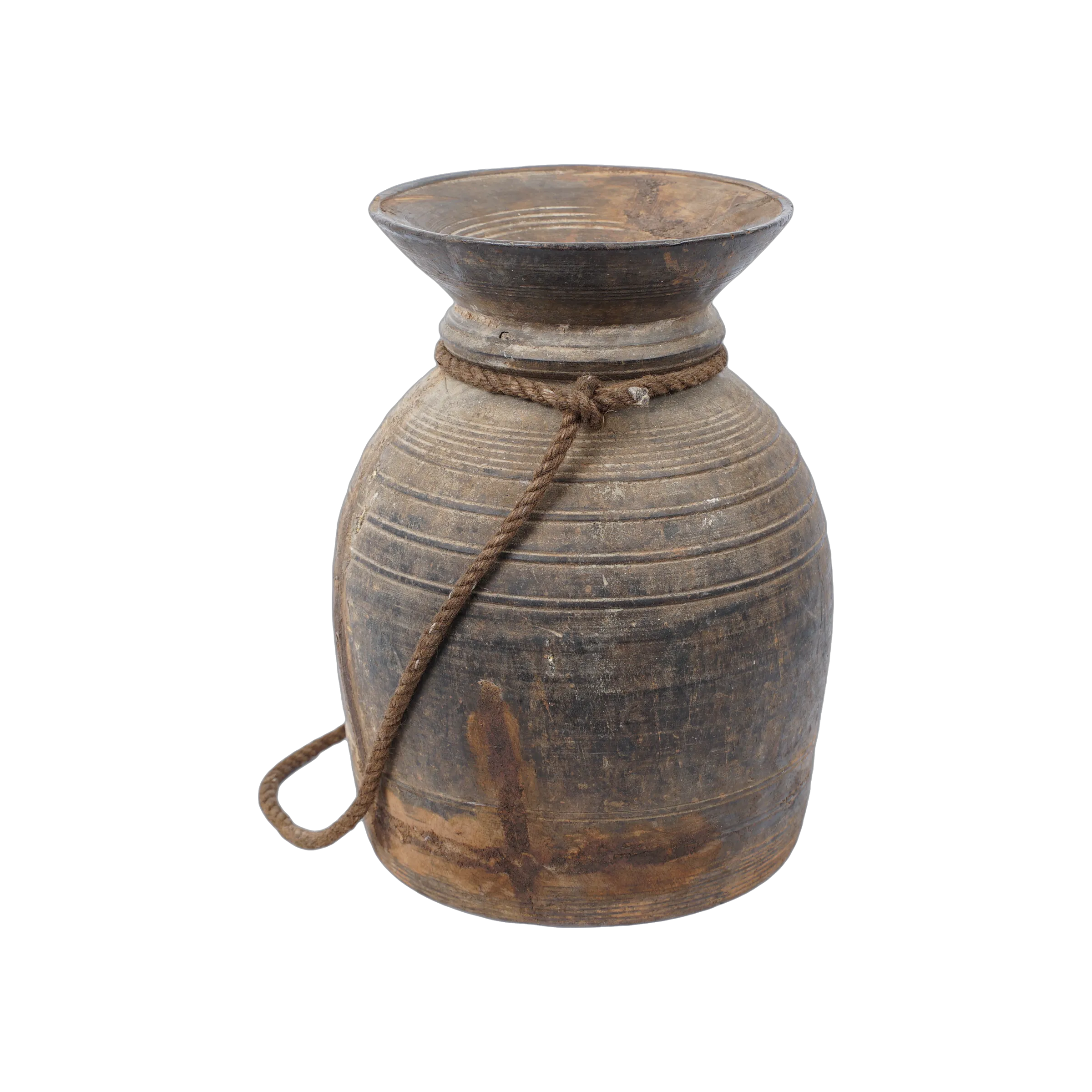 Tosh - Pot ancien en bois n°10 - vue 2