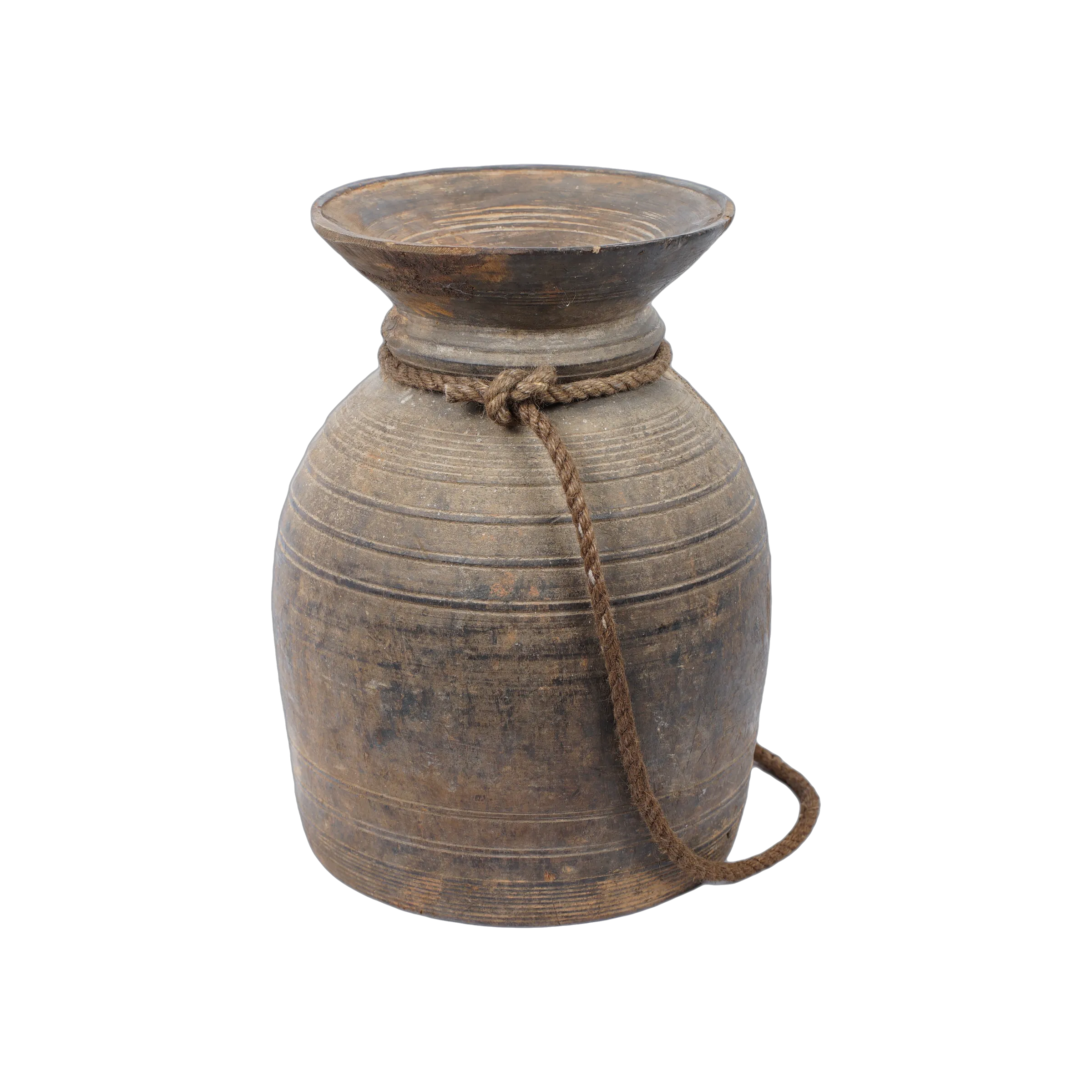 Tosh - Pot ancien en bois n°10 - vue 4