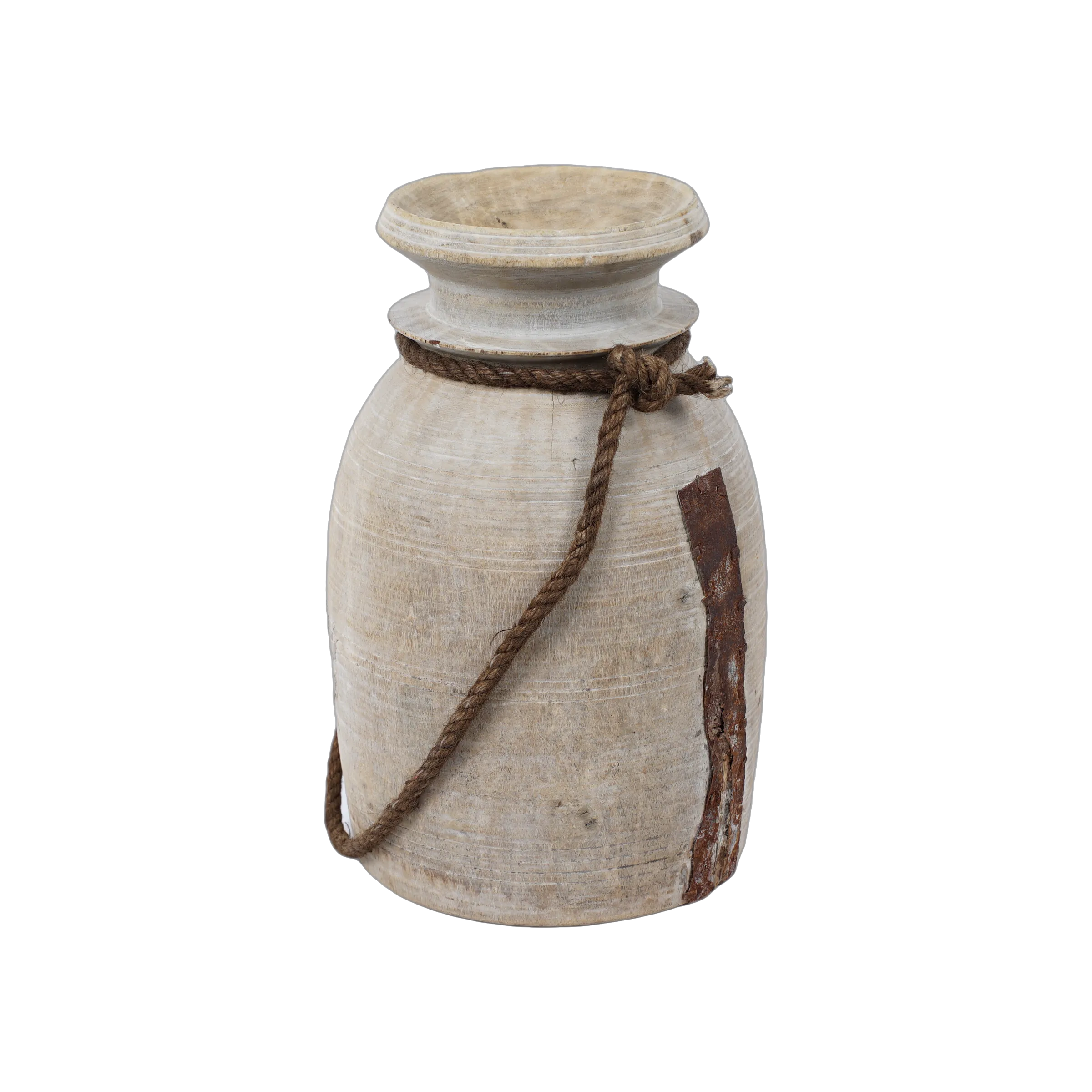 Tosh - Pot ancien en bois n°14 - vue 2