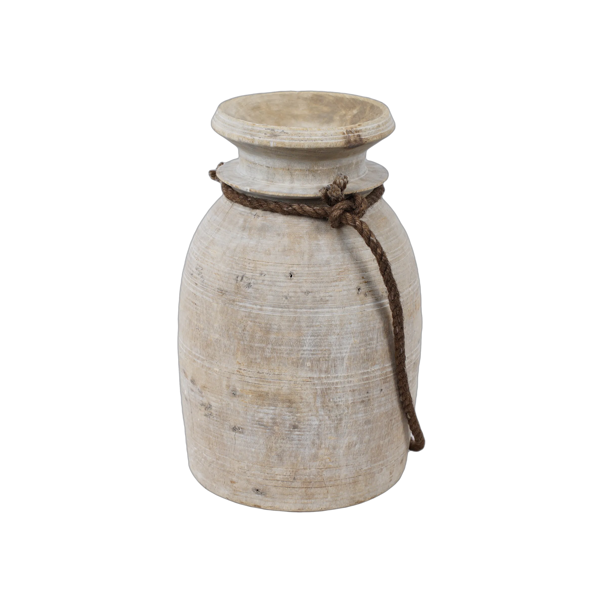 Tosh - Pot ancien en bois n°14 - vue 4